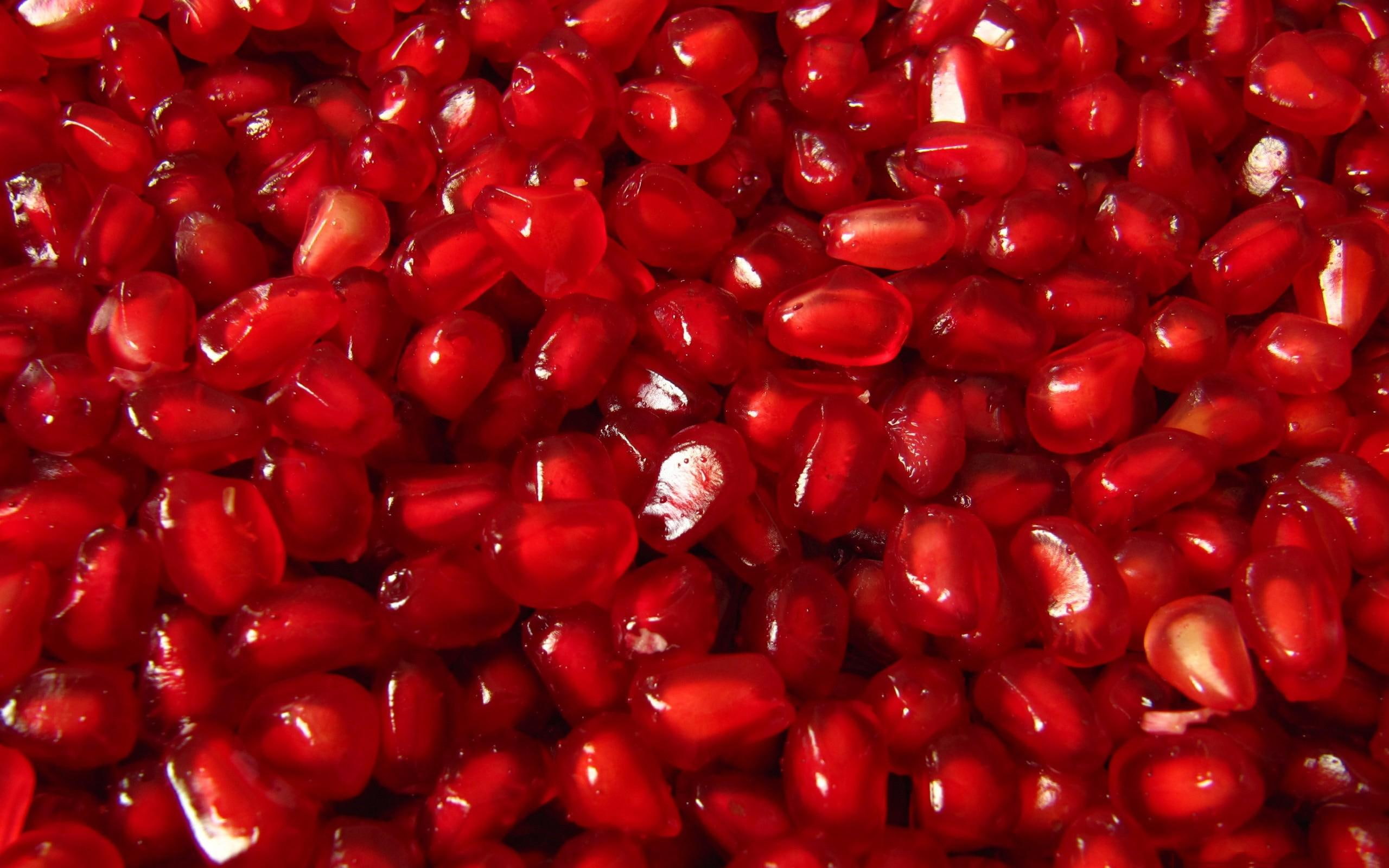 phone, seeds, pomegranate, 2K, fruits, HD Wallpaper