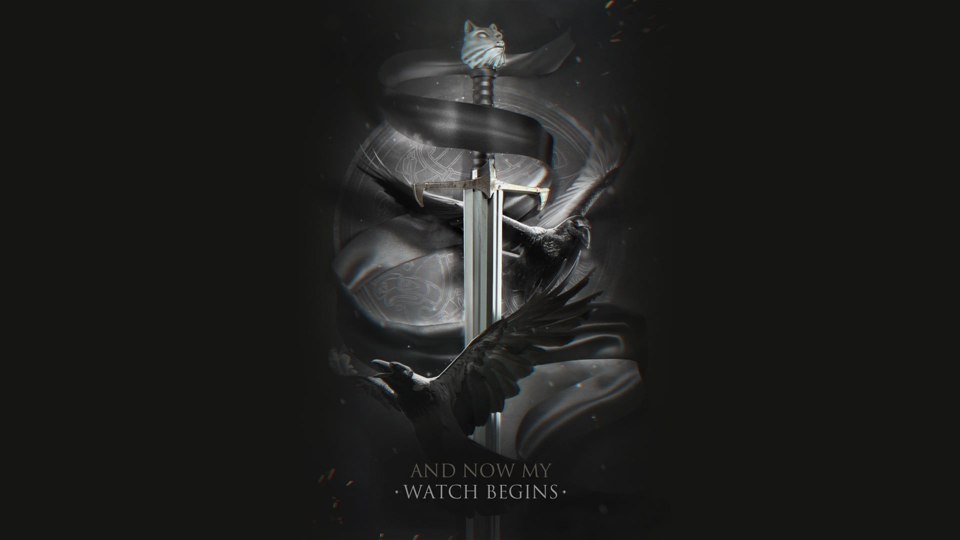 hand, dark, holding, poster, human body part, birds, front view, lifestyles, movie, men, Game of Thrones, human hand, studio shot, arts culture and entertainment, HD Wallpaper