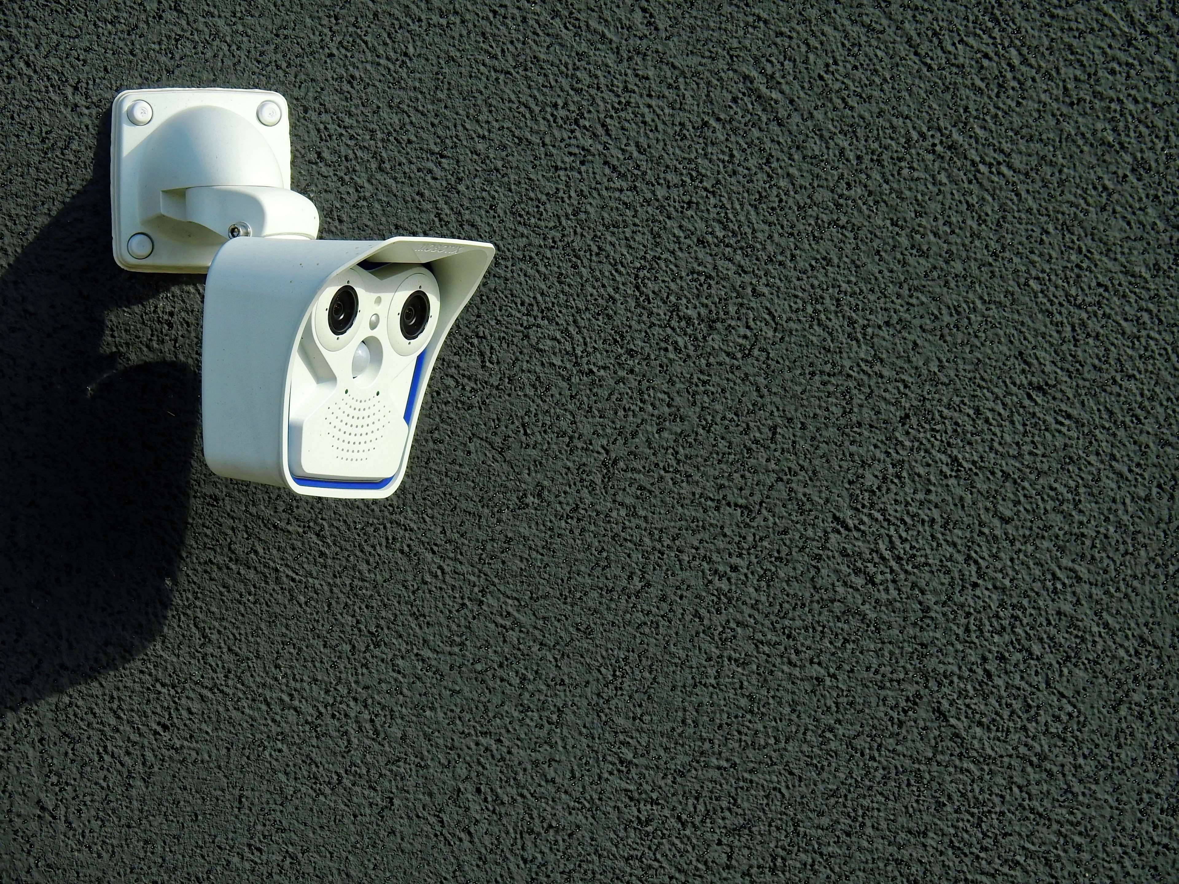 wall - building feature, video, toilet, mobotix, connection, white color, technology, record, lens, textured, high angle view, close-up, burglary, camera, HD Wallpaper