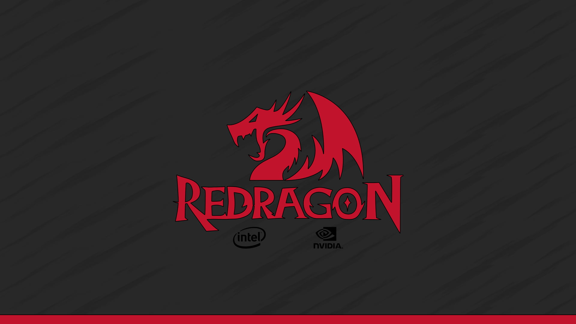 1080P, redragon, Nvidia, Intel, custom, Photoshop, PC gaming, HD Wallpaper