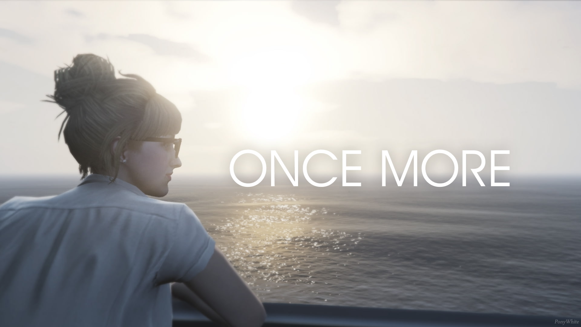 sunlight, 1080P, glasses, water, sea, Grand Theft Auto V, communication, young adult, one person, text, men, Grand Theft Auto, video games, lifestyles, HD Wallpaper