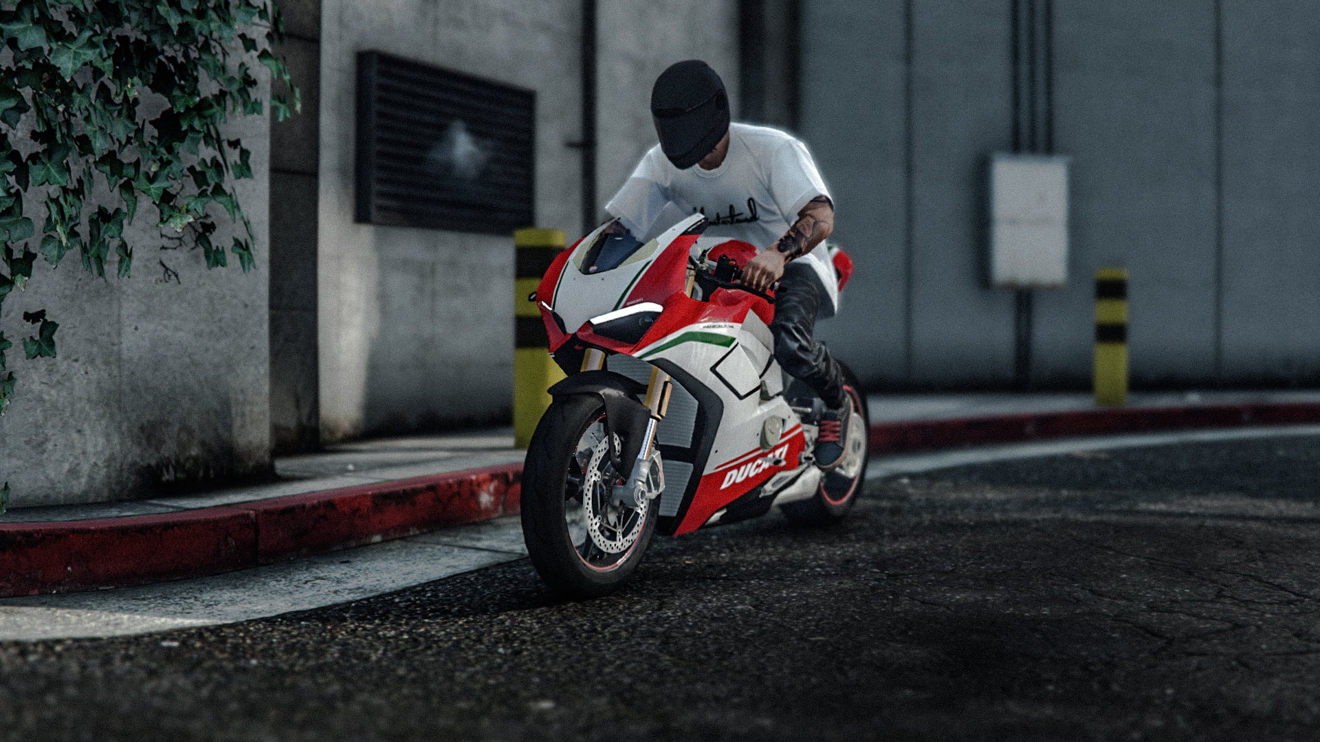 bikes, game poster, 1080P, GTA5, Ducati, Grand Theft Auto V Online, Grand Theft Auto V, Super Bike, HD Wallpaper
