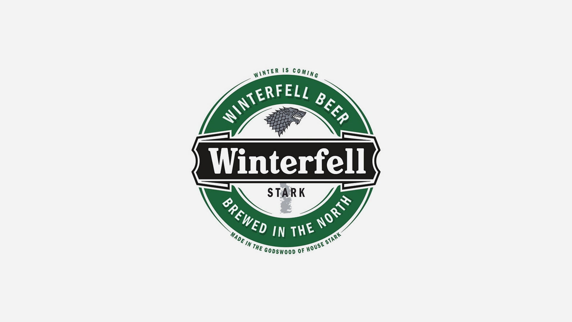 logo, white, insignia, front view, single object, currency, copy space, green, texture, no people, shape, close-up, finance, Game of Thrones ~ Winterfell, HD Wallpaper