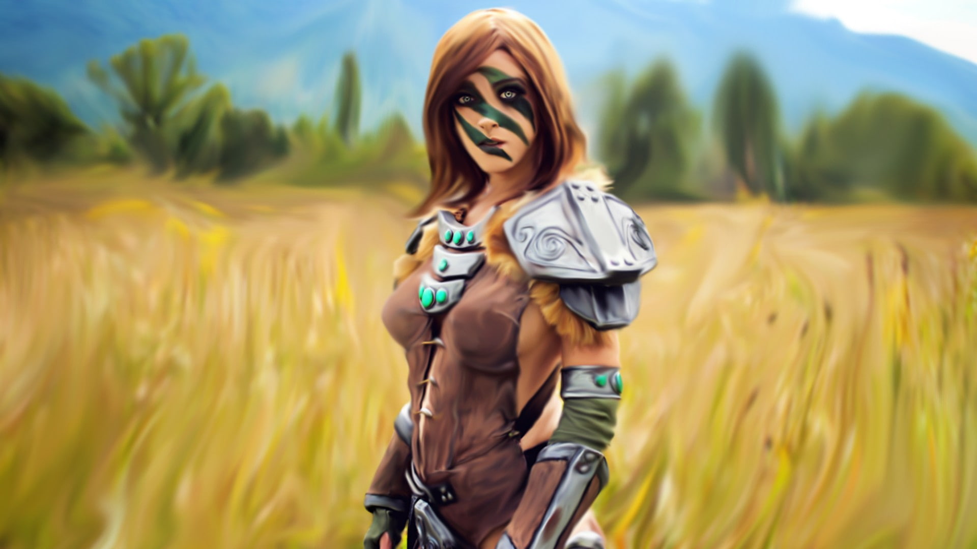 The Elder Scrolls V: Skyrim, Companions, Aela, Huntress, 1080P, April Gloria, Aela the Huntress (Skyrim), HD Wallpaper