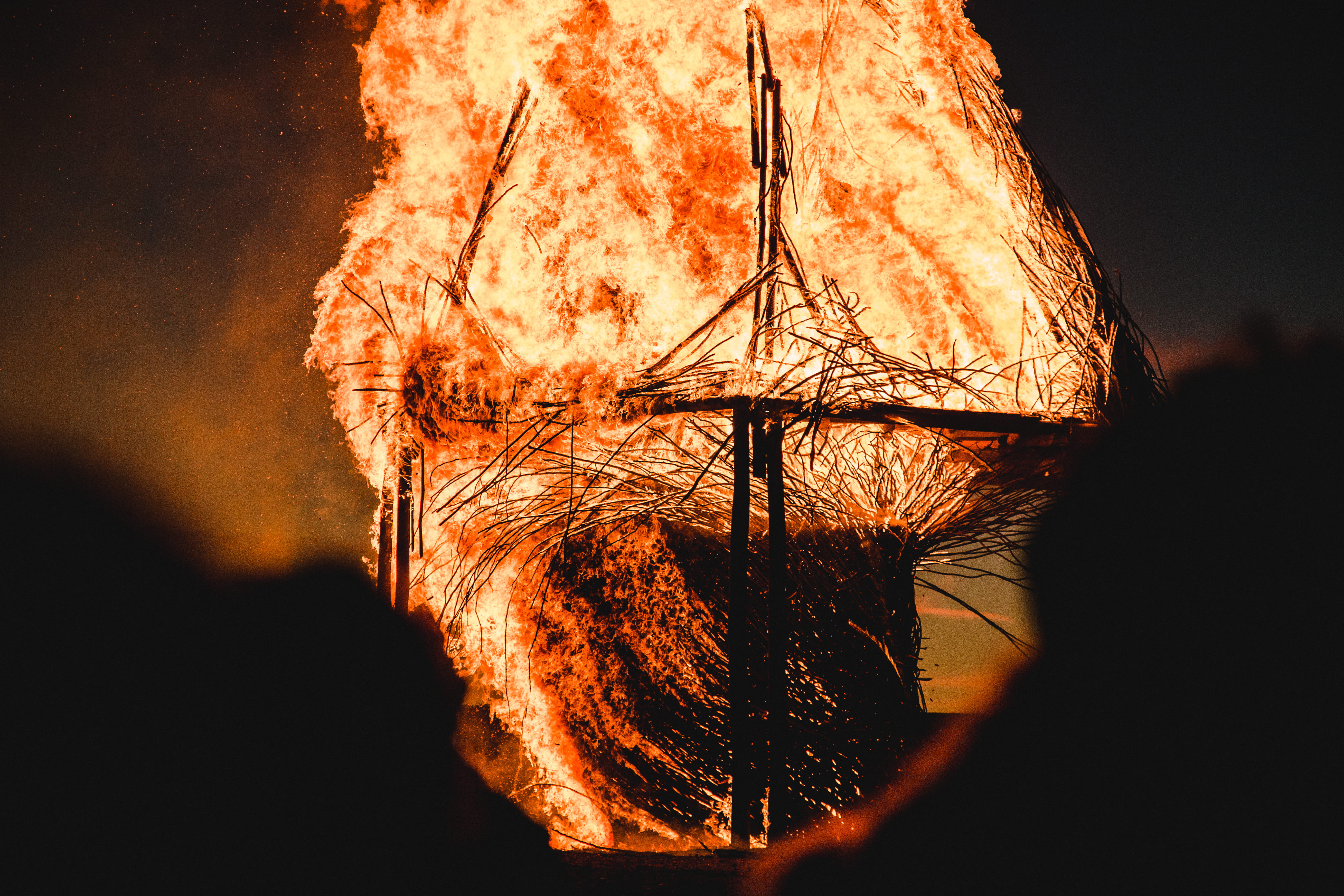 night, glowing, lava, fire - natural phenomenon, silhouette, afrikaburn 2019, arcade game machine, body part, nature, fire, close-up, afrikaburn, heat - temperature, HD Wallpaper