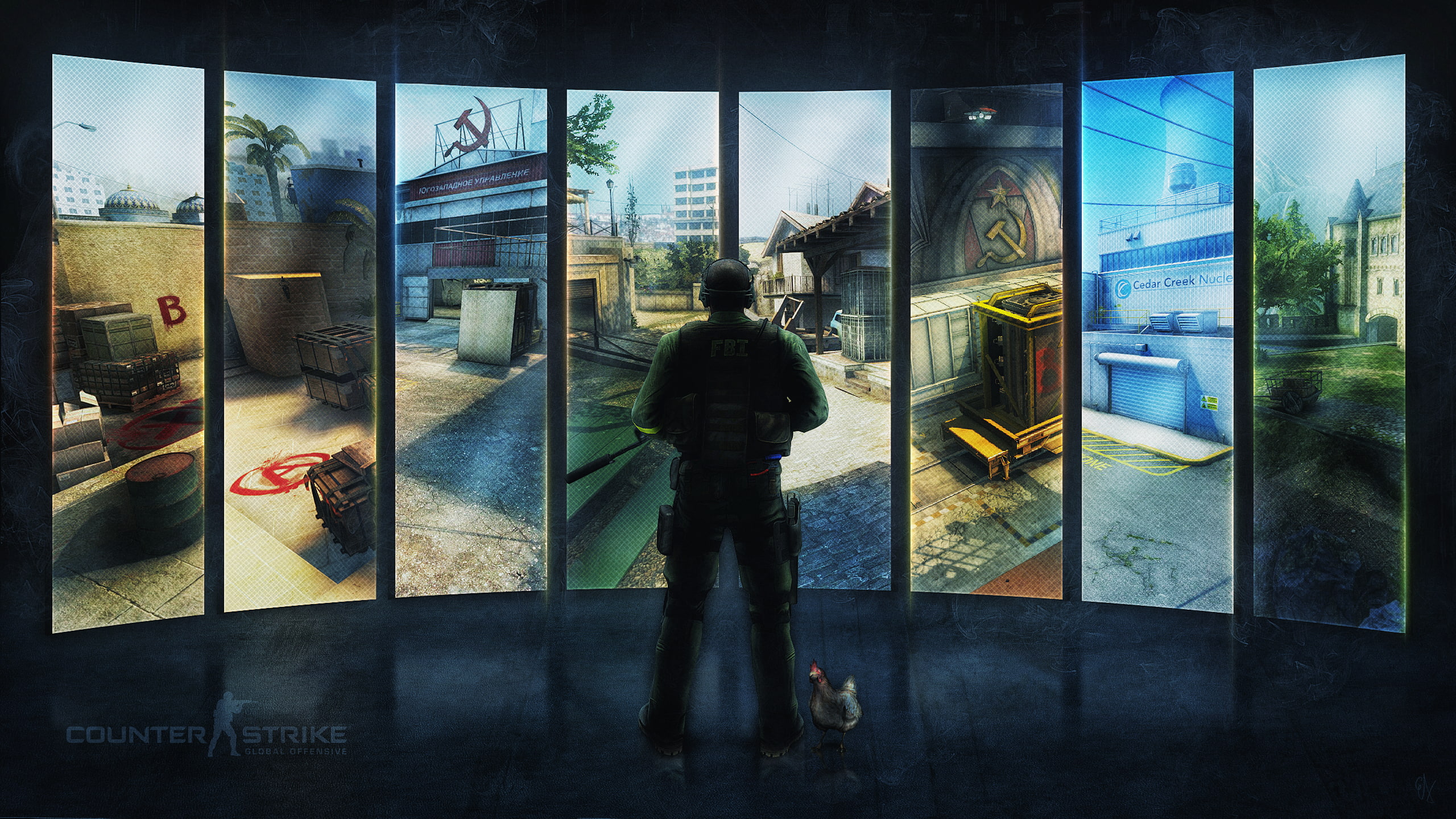 2K, video games, gamers, Counter-Strike: Global Offensive, HD Wallpaper