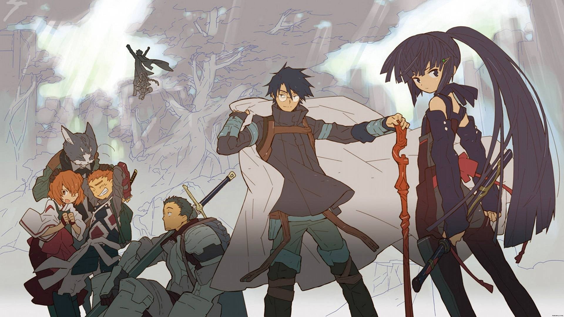 representation, 1080P, fan art, creativity, no people, human representation, arts culture and entertainment, craft, Akatsuki (Log Horizon), wall, music, HD Wallpaper