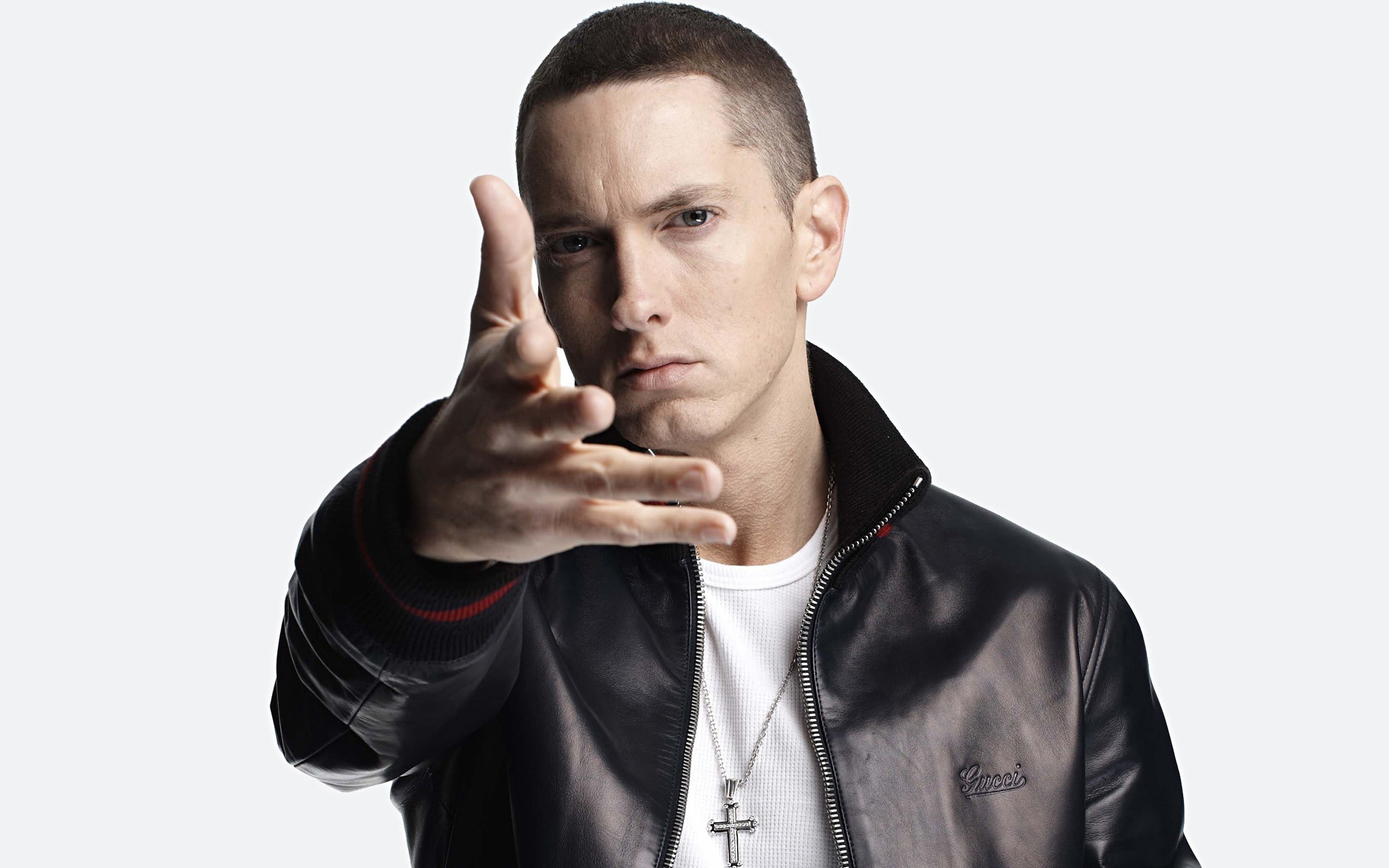 hand, photo, cut out, marshal, index finger, human face, young men, men, eminem, headshot, waist up, portrait, young adult, actor, looking at camera, indoors, HD Wallpaper