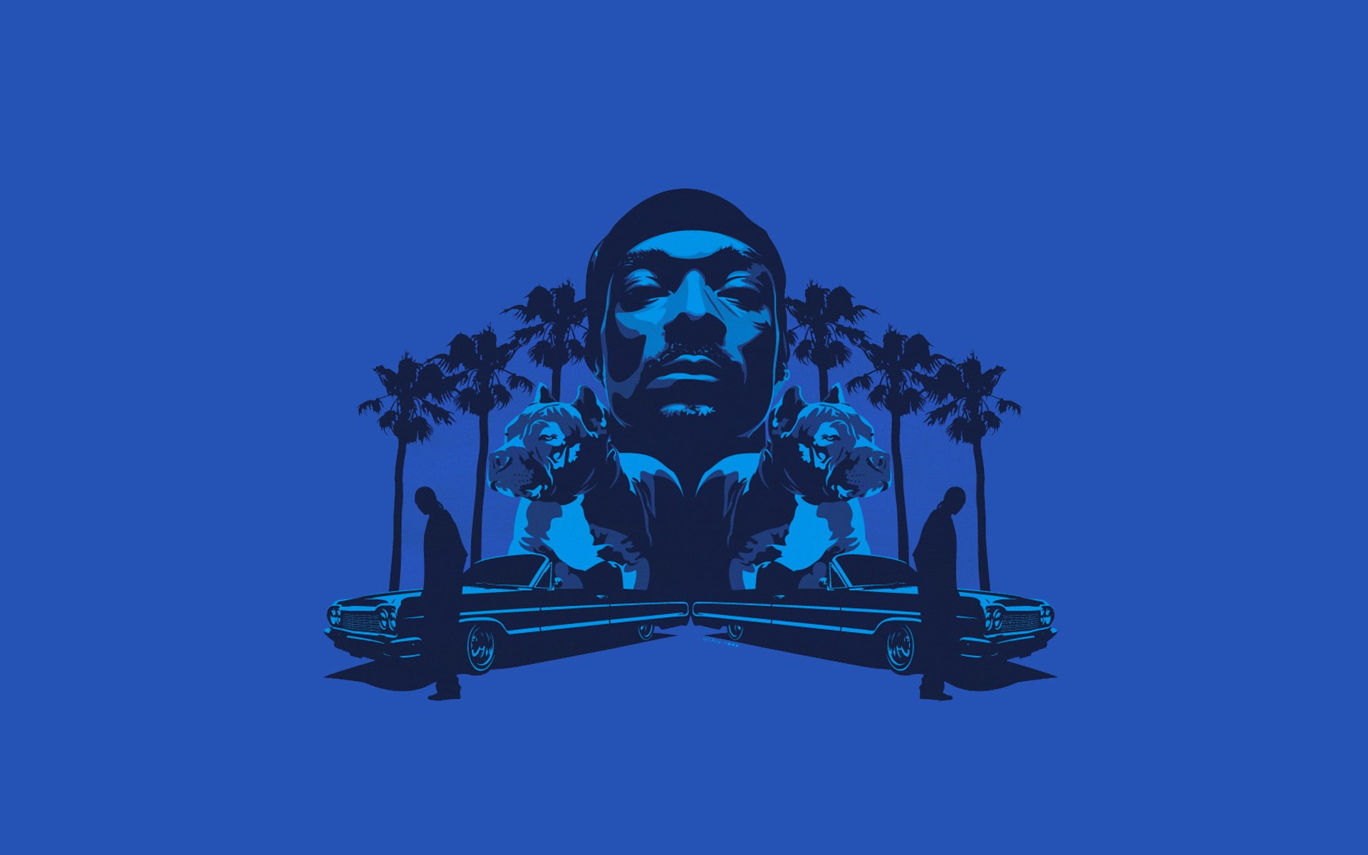 snoop, dogg, 1080P, singers, hip, rap, minimalistic, hop, calvin, broadus, HD Wallpaper