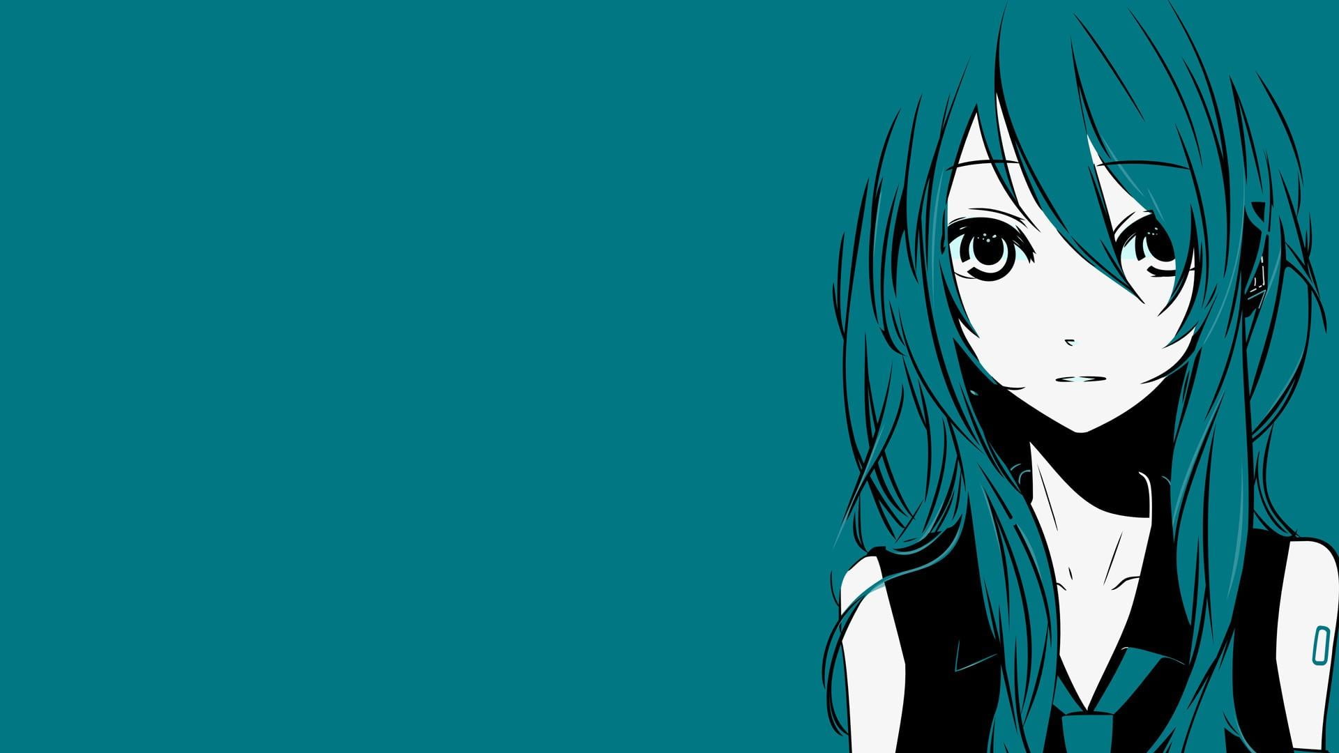 close-up, animal wildlife, wall - building feature, 1080P, one animal, aquamarine, art and craft, disguise, mask, copy space, anime art, hatsune miku, HD Wallpaper