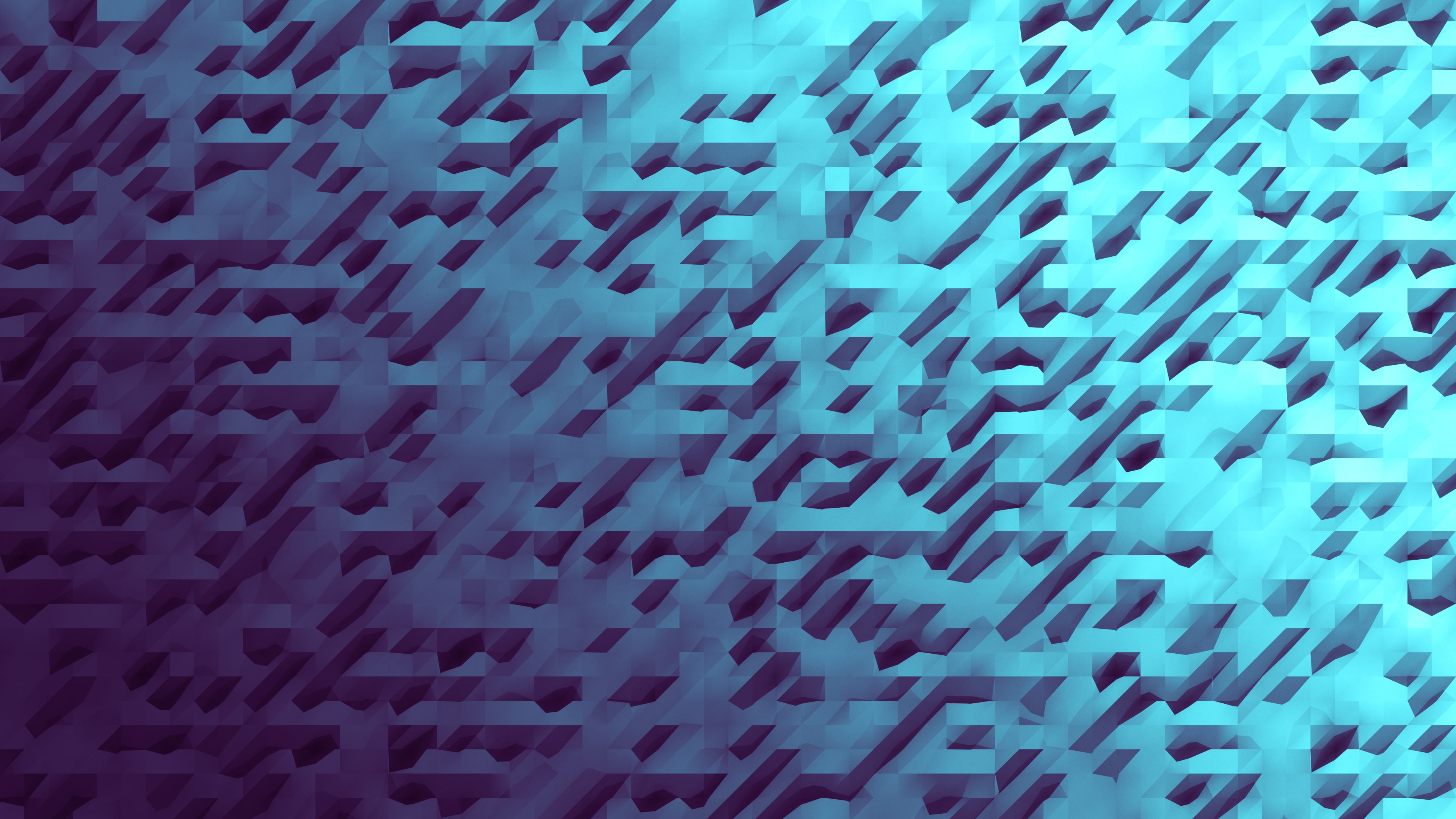 Abstract, no people, creativity, gradient, abundance, repetition, low angle view, aquamarine, close-up, textured, indoors, backgrounds, design, 4K, blue, HD Wallpaper