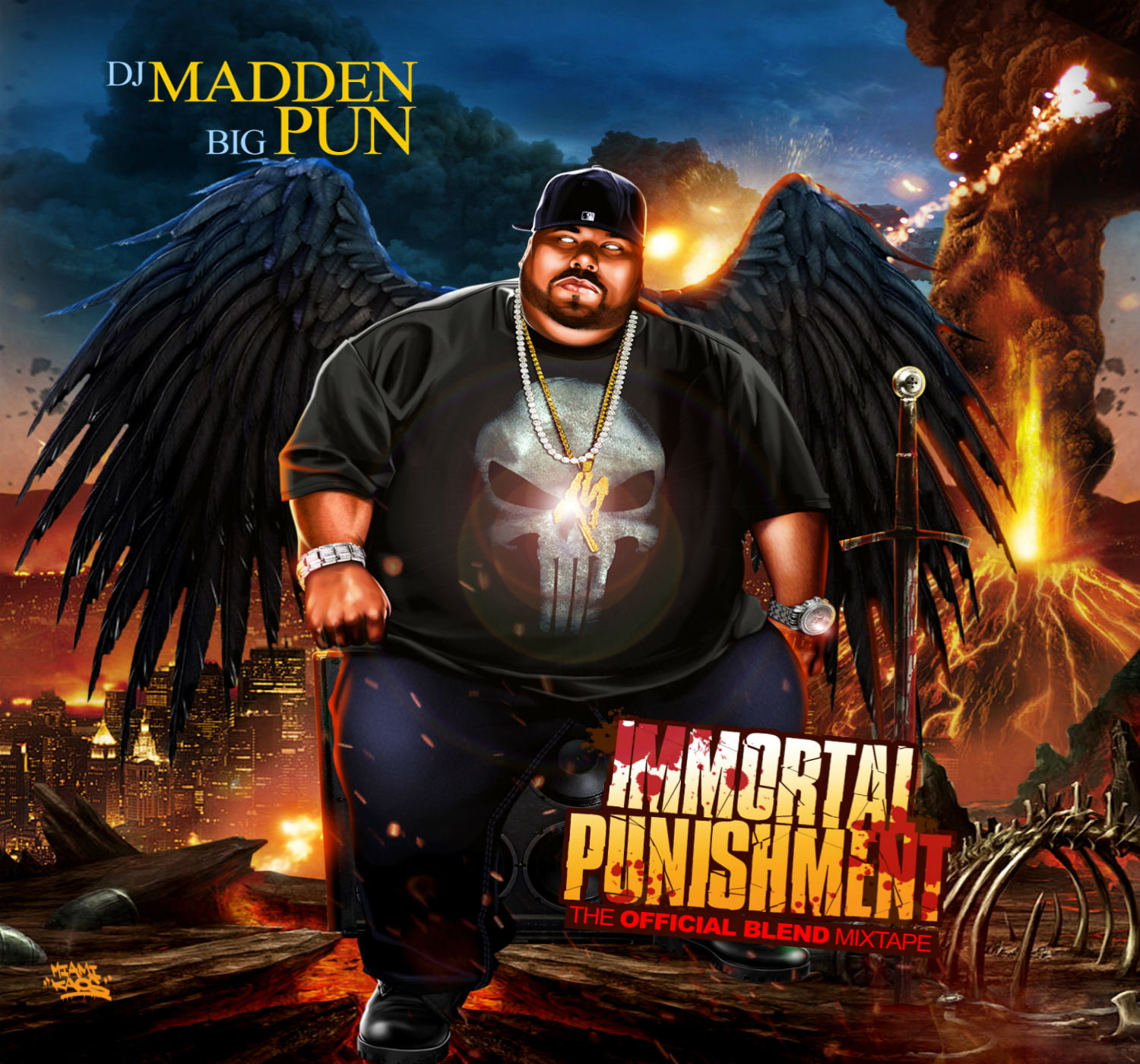 gangsta, hop, hip, rapper, 720P, punisher, rap, pun, big, HD Wallpaper