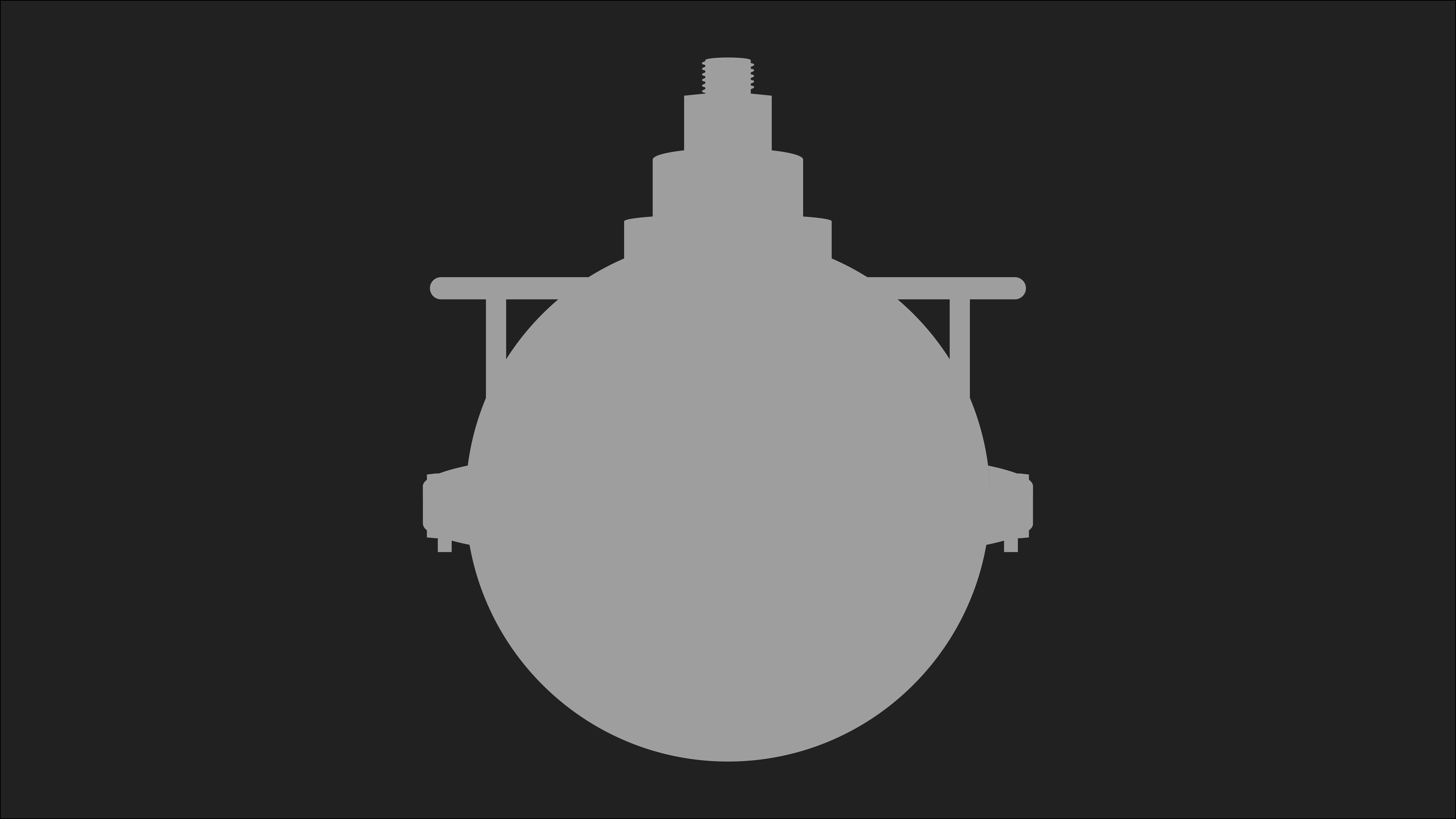 2004 (Year), katsuhiro otomo, spherical, symmetry, material style, minimalism, monochrome, 8K, steampunk, Steam Ball, Steamboy, Steamball, HD Wallpaper