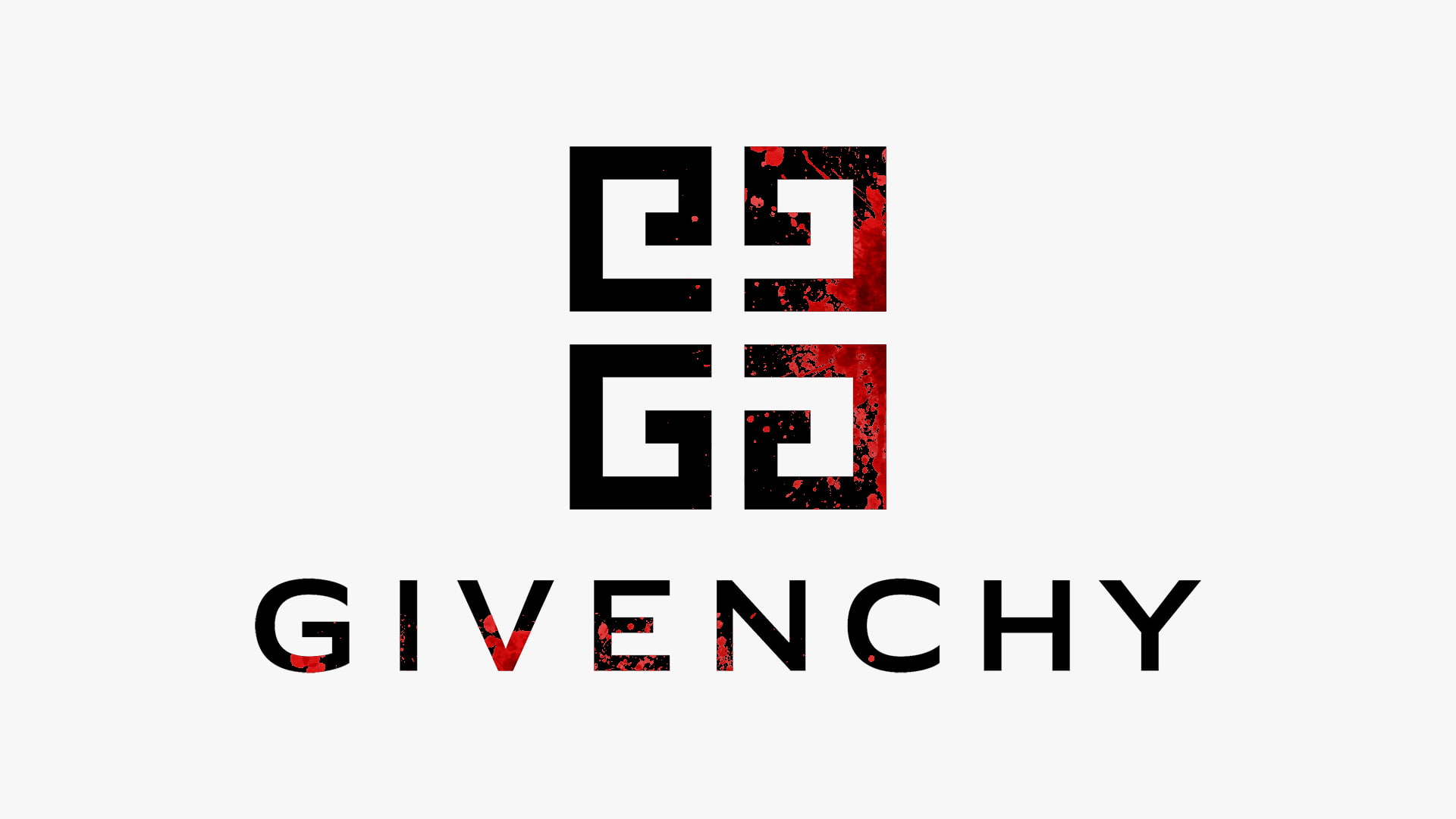 1080P, logo, brands, blood, white background, HD Wallpaper