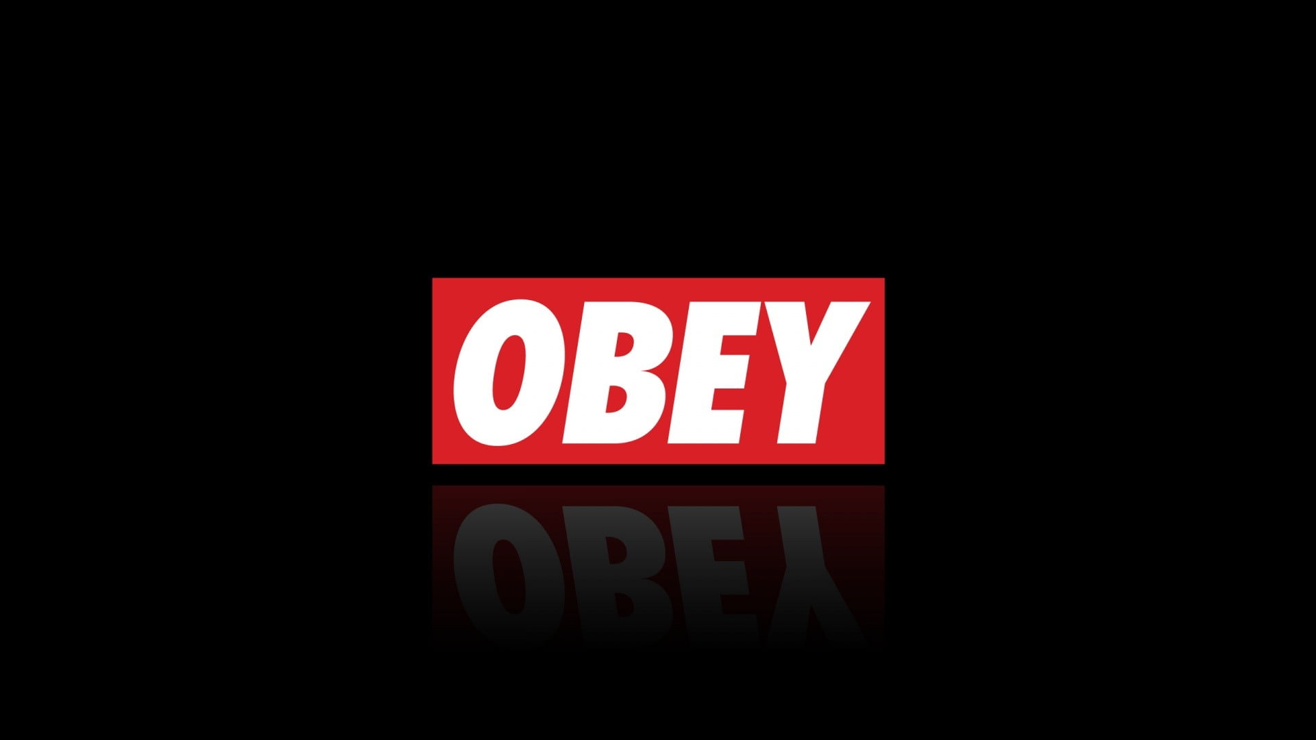 no people, text, studio shot, western script, black background, white color, sign, indoors, red, night, information sign, obey, light - natural phenomenon, HD Wallpaper