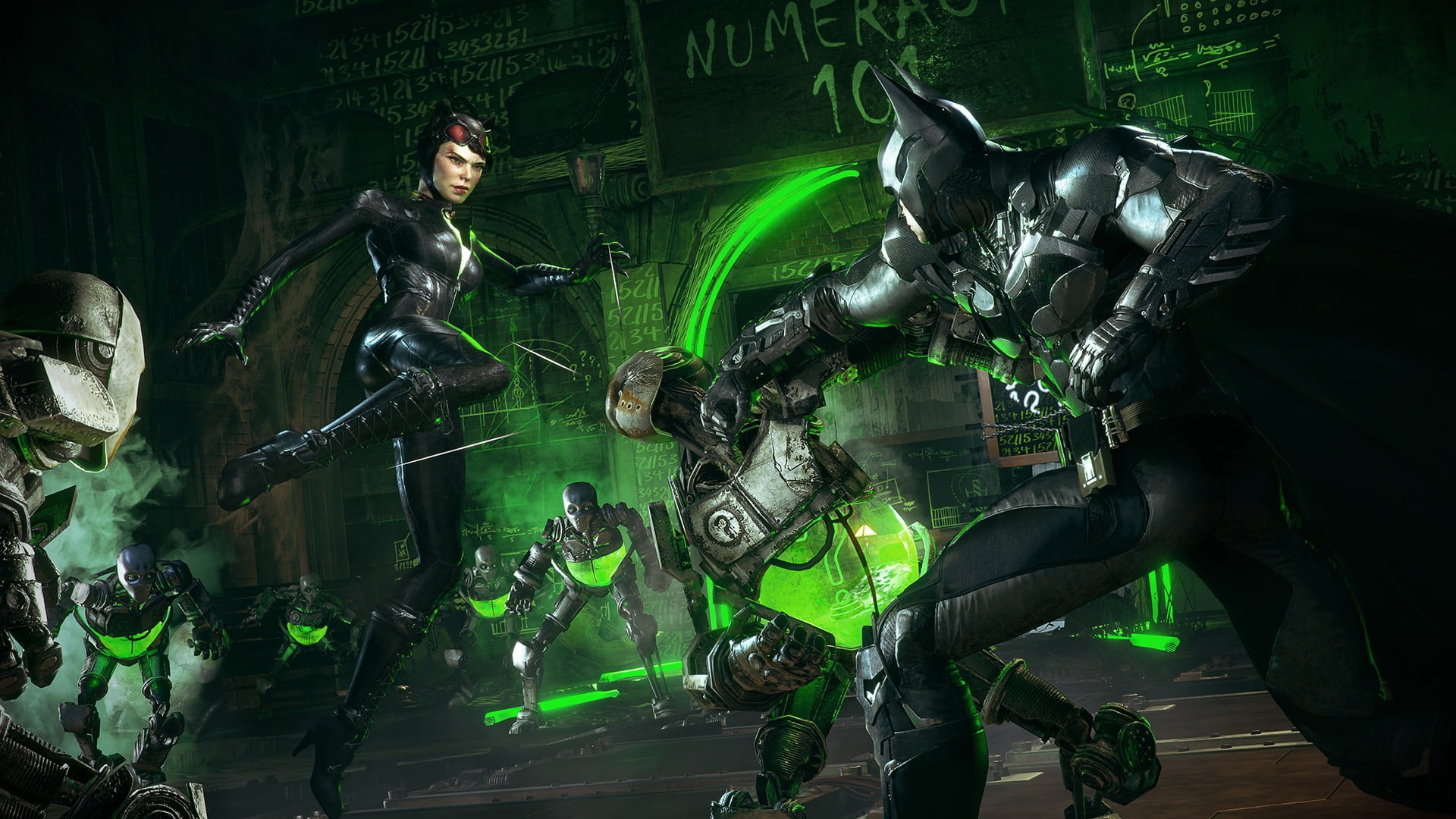 Gotham City, representation, The Riddler, arts culture and entertainment, real people, men, Catwoman, group of people, sport, nightlife, enjoyment, night, HD Wallpaper