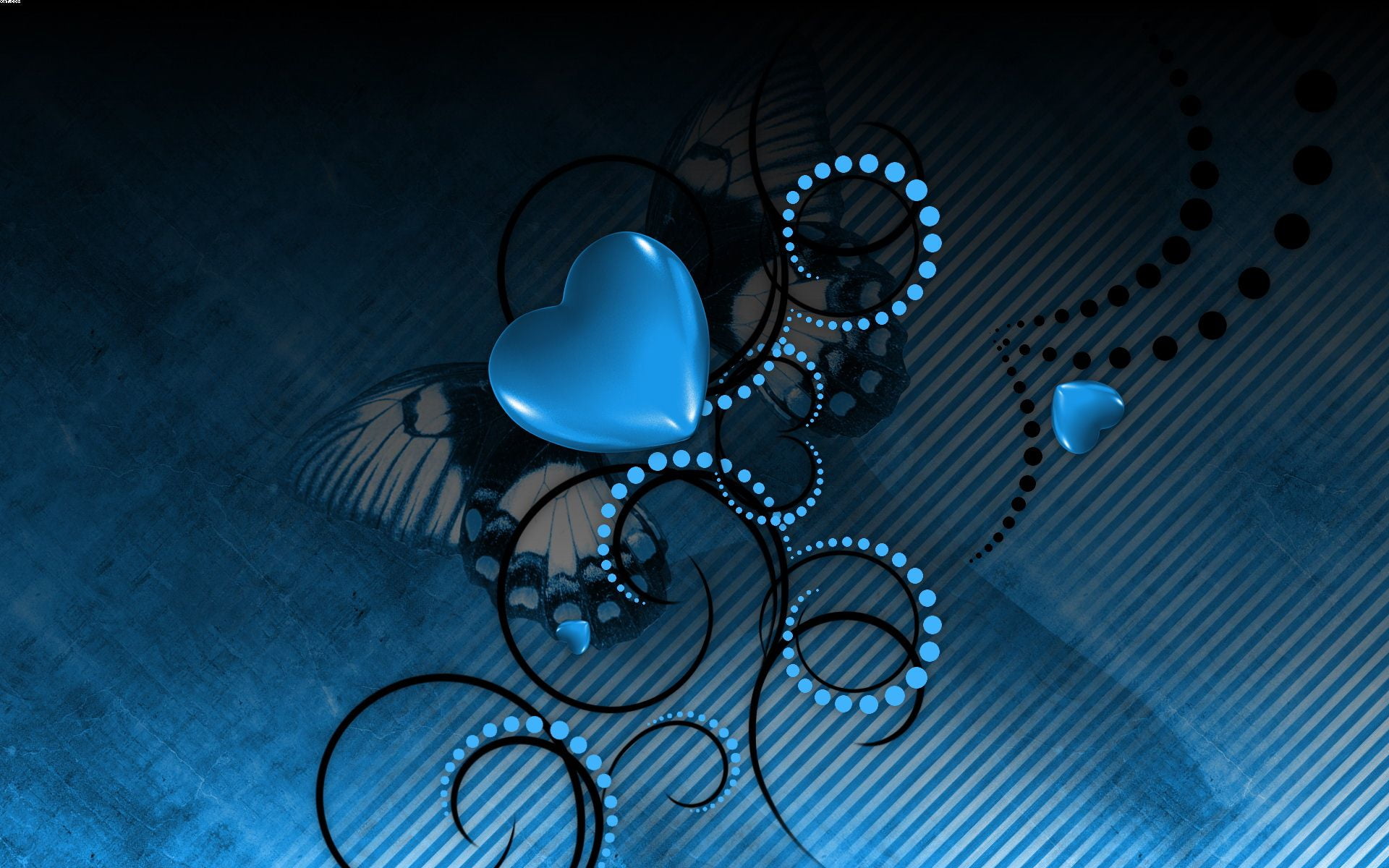 architecture, creative, nature, motion, design, blue, water, heart, equipment, technology, gear, dark, cable, 1080P, black, communication, connection, HD Wallpaper