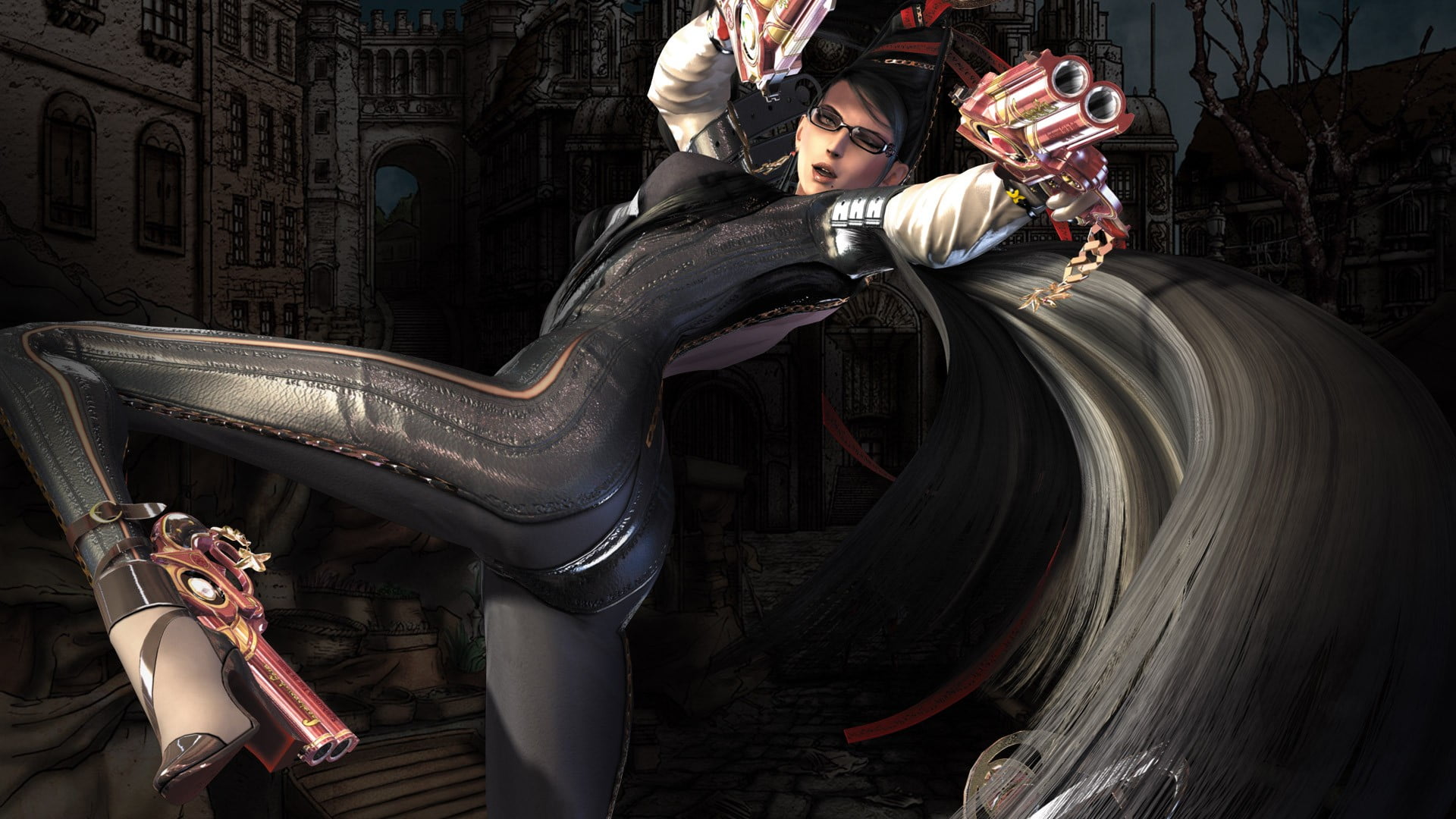 arts culture and entertainment, video games, animated, men, love, women, beautiful woman, adult, cheerful, Bayonetta, digital, emotion, two, young women, HD Wallpaper