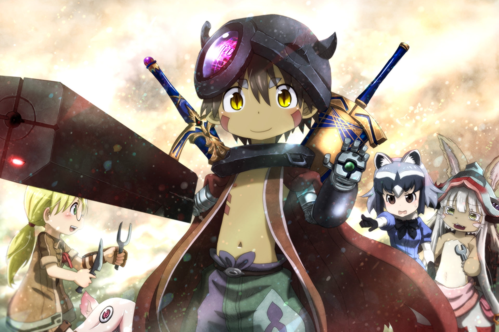 close-up, day, Regu (Made in Abyss), water, outdoors, representation, Crossover, 1080P, transportation, Kemono Friends, art and craft, animal wildlife, HD Wallpaper
