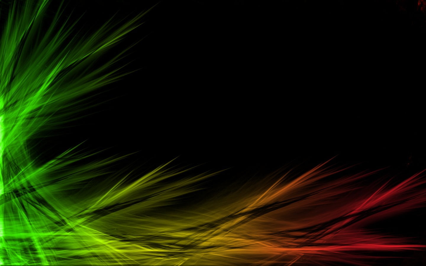abstract, abstract backgrounds, shapes, indoors, motion, vibrant color, black background, illuminated, copy space, no people, green, painting, multi colored, HD Wallpaper