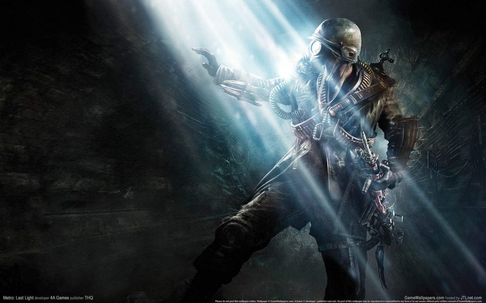 Ranger, Sparta, Weapons, 4A Games, 1080P, Metro:  Last Light, Metro: Ray of hope, Knives, Rays Of Light, Deep Silver, Soldiers, Knife, Helmet, Gas mask, HD Wallpaper