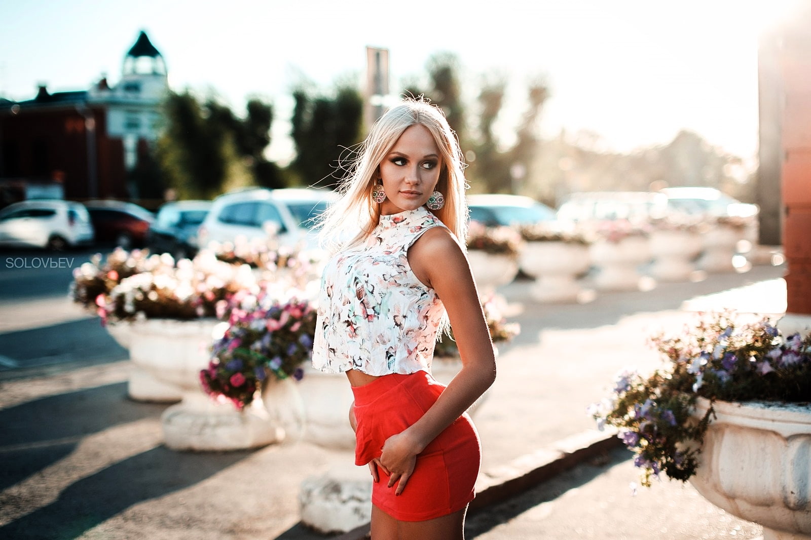 Solovbev, young adult, blue eyes, outdoors, three quarter length, lifestyles, nature, eyes, focus on foreground, architecture, looking at camera, hair, HD Wallpaper