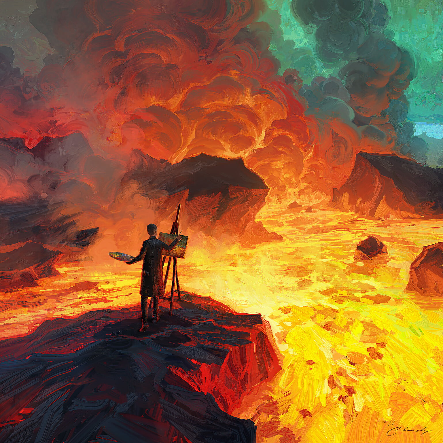 ArtStation, Artem Chebokha, painting, digital painting, 720P, Phone HD Wallpaper