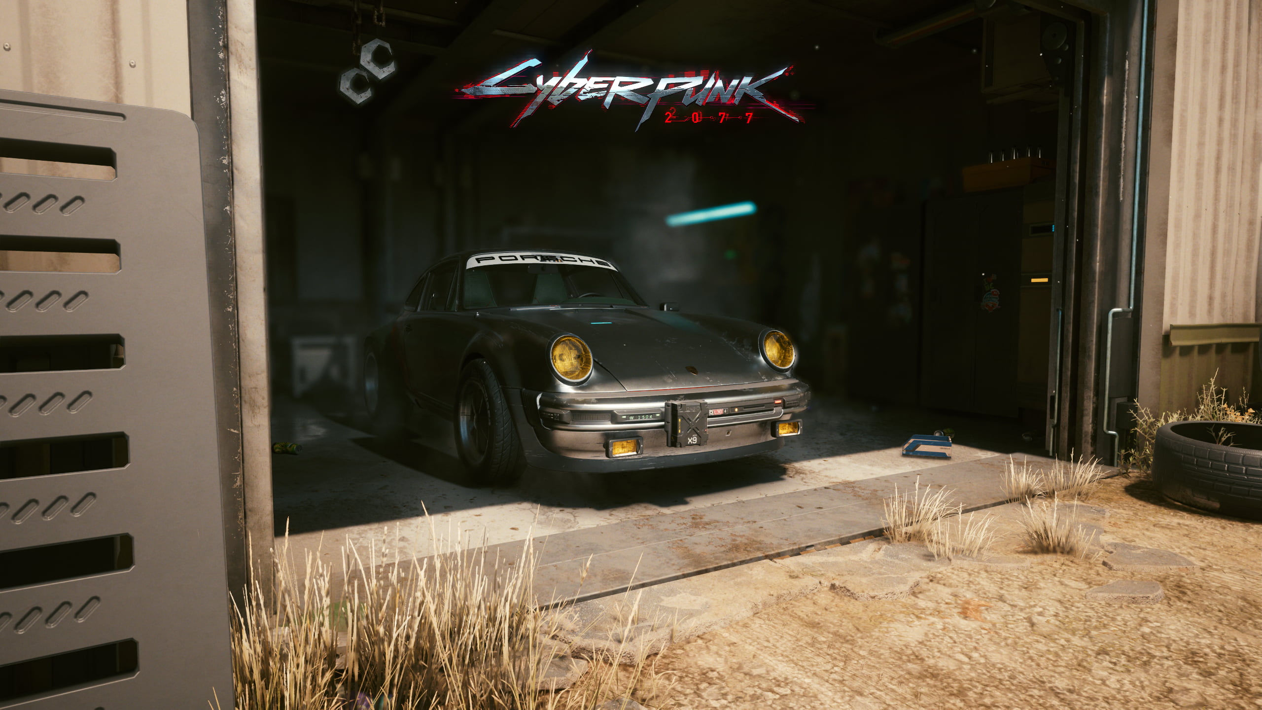 Nvidia RTX, Cyberpunk 2077, RTX On, 2K, Porsche 911 Carrera, HD Wallpaper