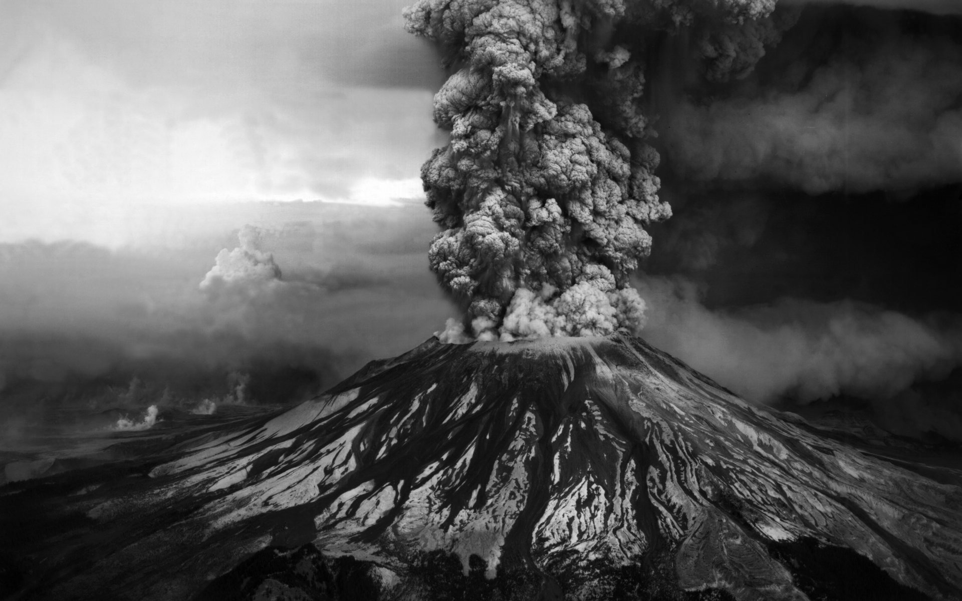 1080P, disaster, volcanic, eruption, HD Wallpaper