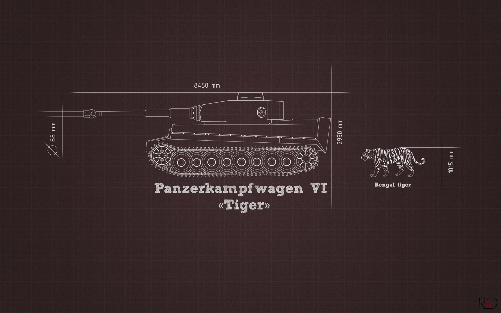 tiger, hd, tank, video games, 1080P, tanks, world, HD Wallpaper