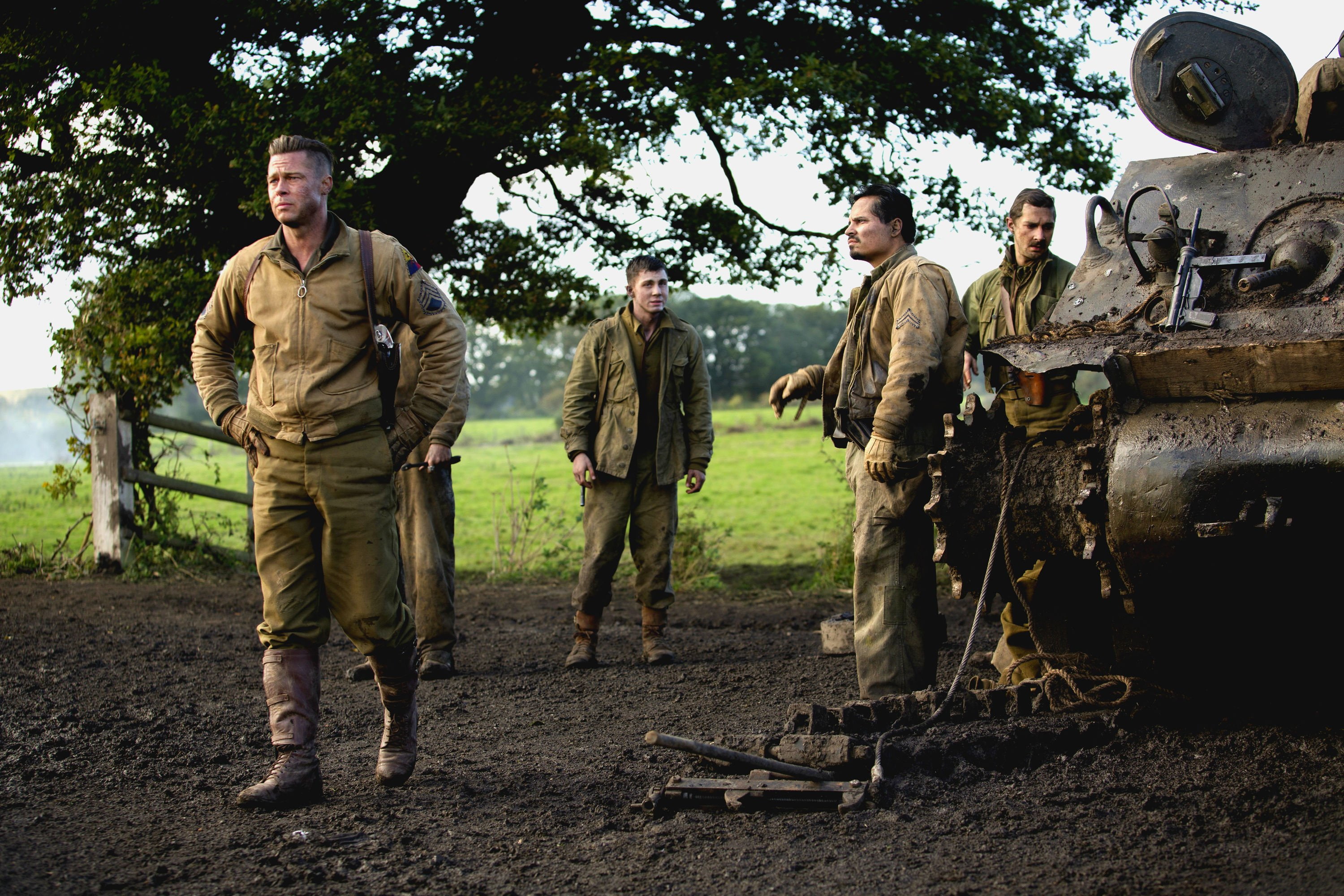 war, military, tank, action, fighting, 1fury, fury, brad, 2K, drama, pitt, HD Wallpaper
