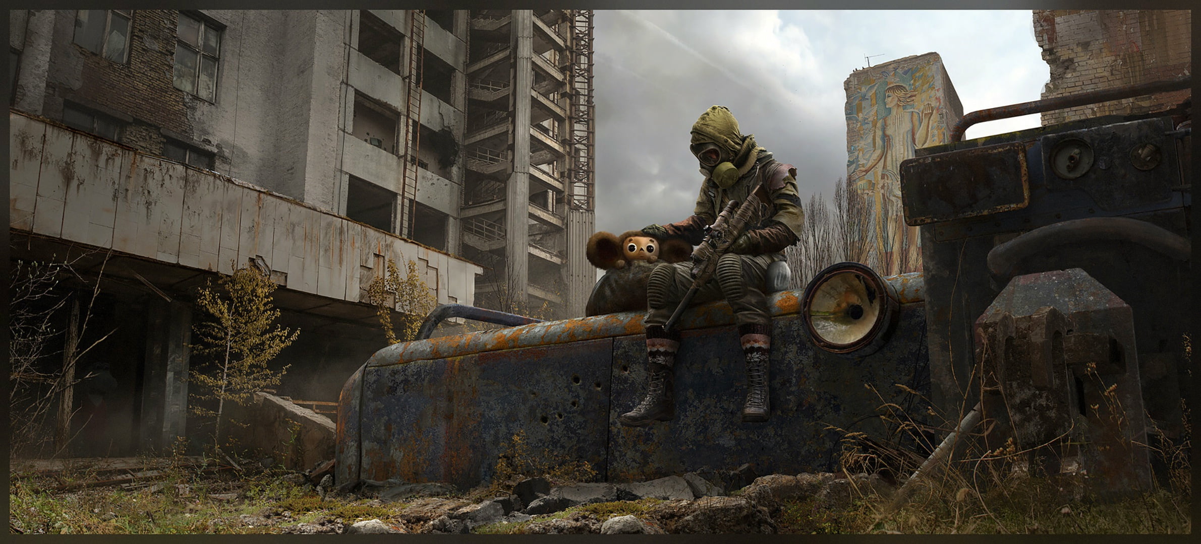 art, Stalker, Stalker 2, Cheburashka, 1080P, S. T. A. L. K. E. R. 2, HD Wallpaper
