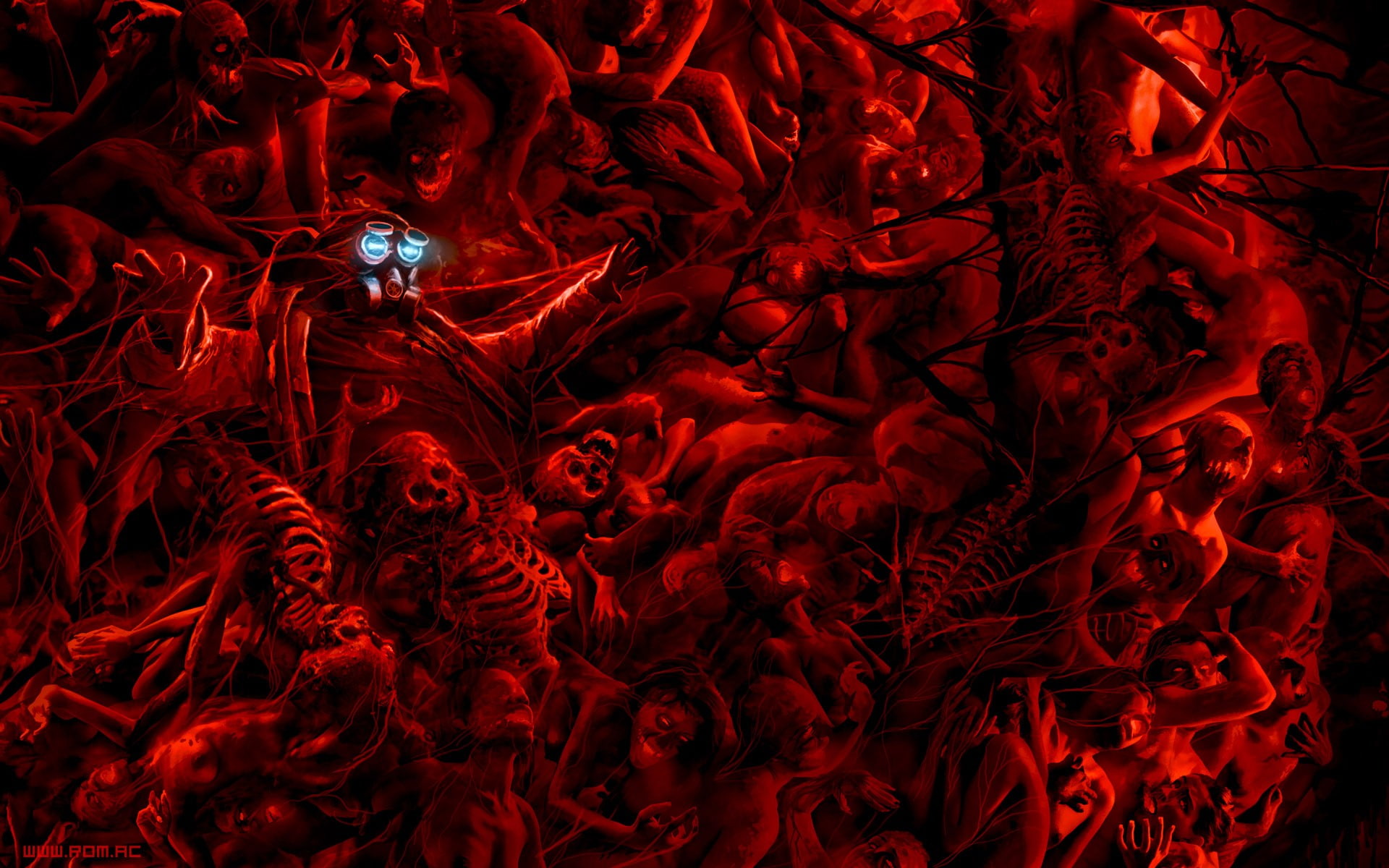 skeleton, mask, sci, expression, fantasy, fiction, comics, spooky, hell, dark, horror, detail, romantically, macabre, science, apocal, gas, nuclear, emotion, HD Wallpaper