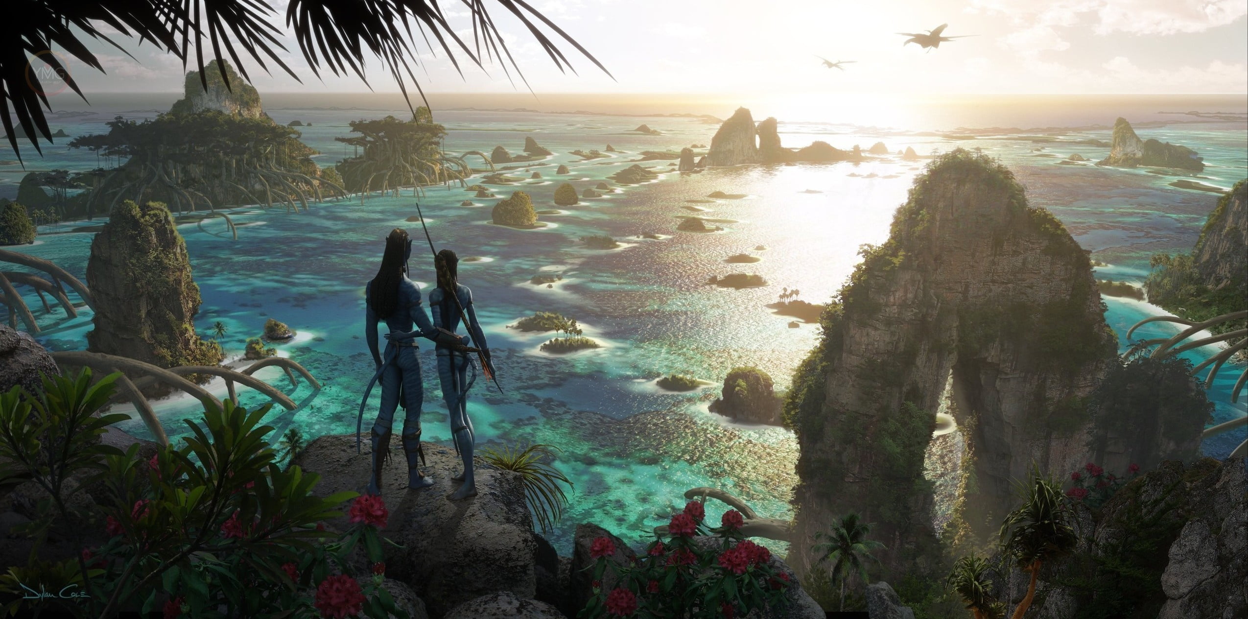 art, 1080P, Neytiri, Avatar, Pandora, Jake Sully, Аватар2, HD Wallpaper