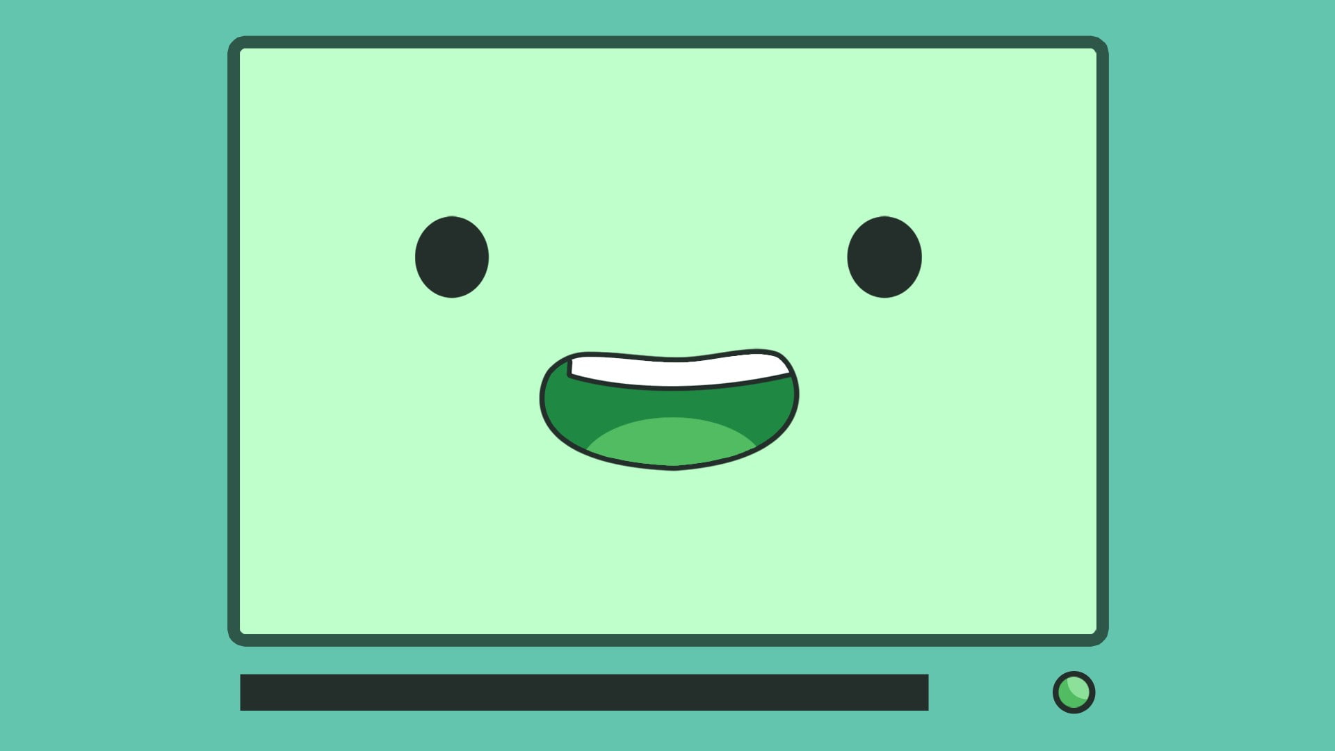 blue, Green, BMO, 1080P, Adventure Time, HD Wallpaper