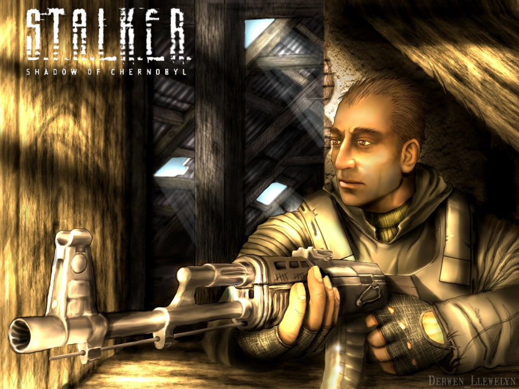real people, young women, teenager, headshot, looking away, young adult, innocence, S.T.A.L.K.E.R., architecture, 480P, contemplation, gun, portrait, beautiful woman, HD Wallpaper