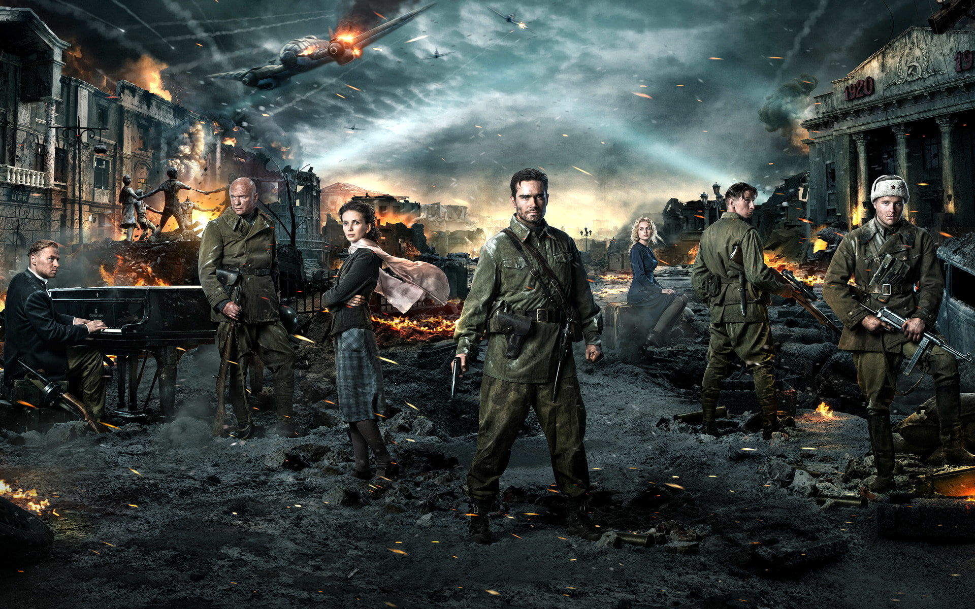 Stalingrad, 1080P, drama, soldiers, military, HD Wallpaper