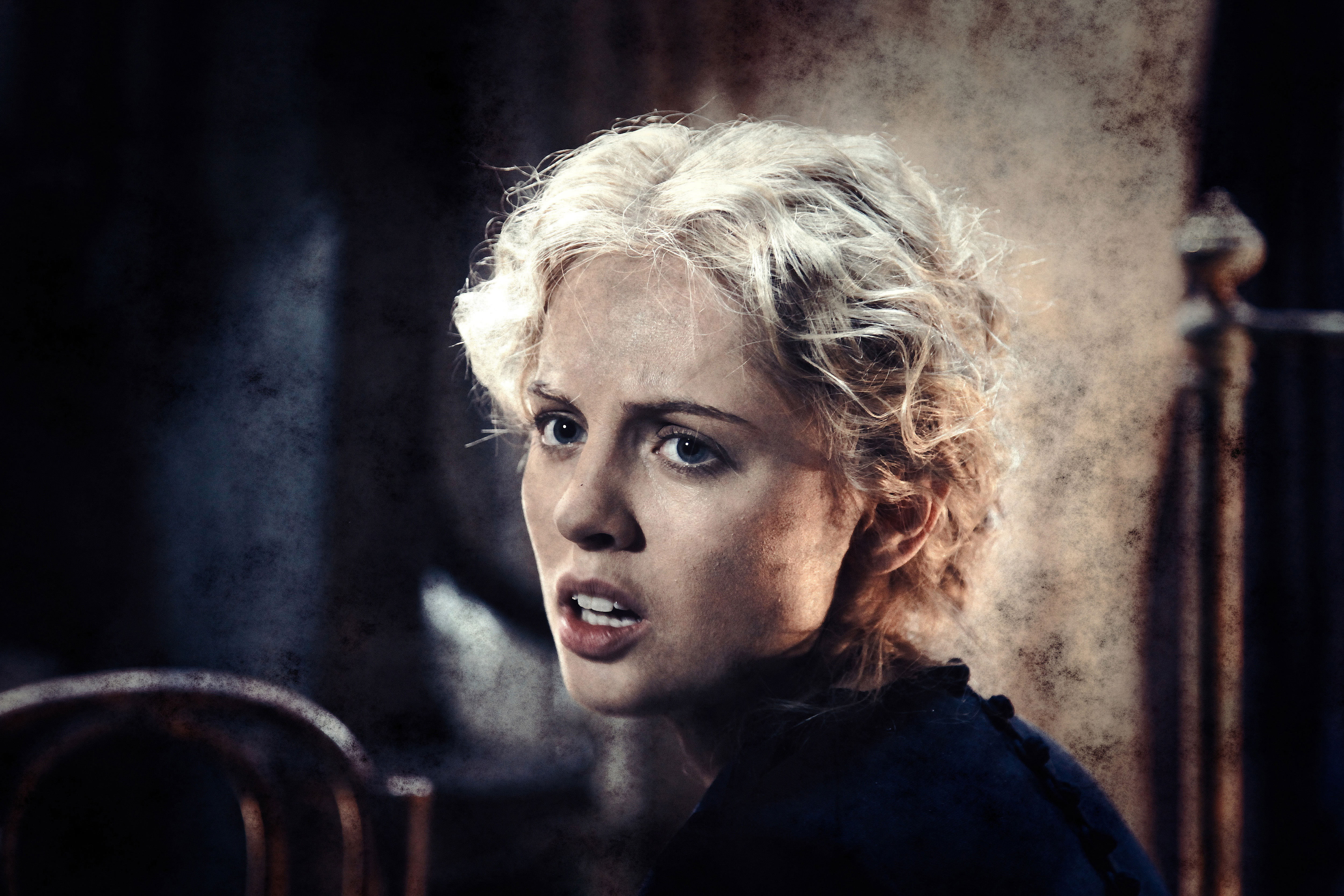 headshot, females, drama, serious, human face, women, hairstyle, one person, Maria, Russian, war, adult, 4K, fear, blond hair, emotion, portrait, beautiful woman, HD Wallpaper