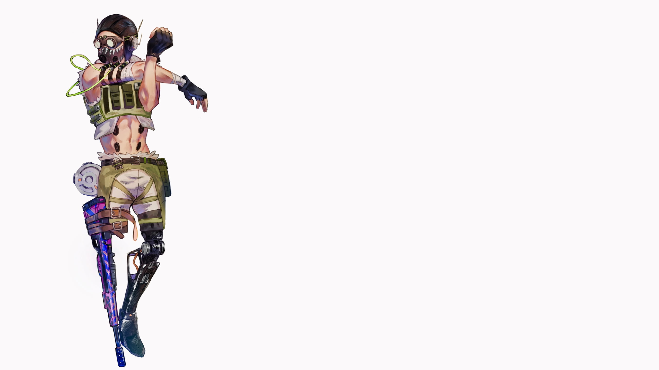 goggles, Kawaniwa, mask, prosthesis, Apex Legends, 2K, Octane(Apex Legends), HD Wallpaper