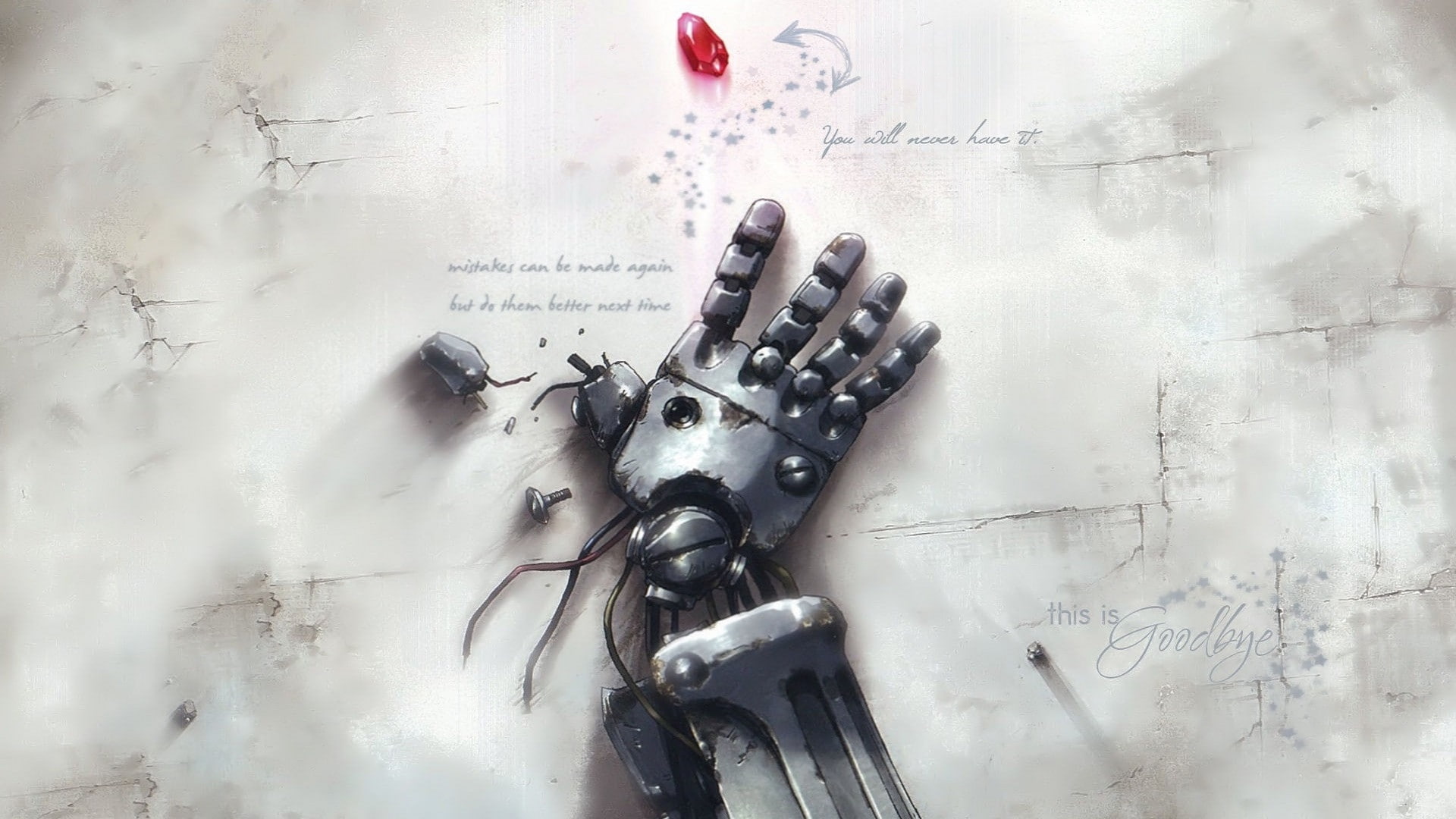 Anime, 1080P, prosthesis, letter, alphonse elric, mechanical arm, fullmetal alchemist, HD Wallpaper