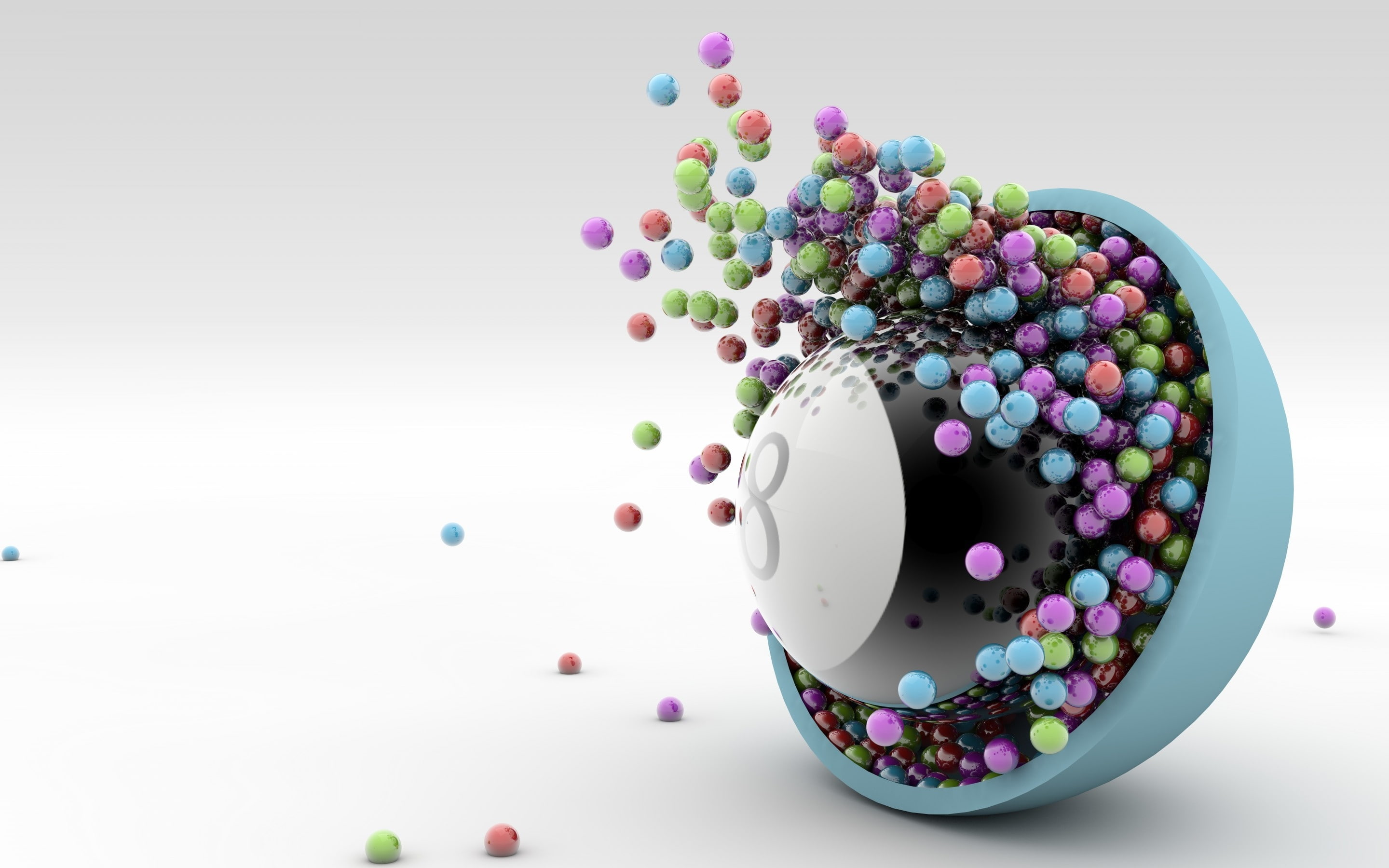 2K, design, ball, billiard, HD Wallpaper