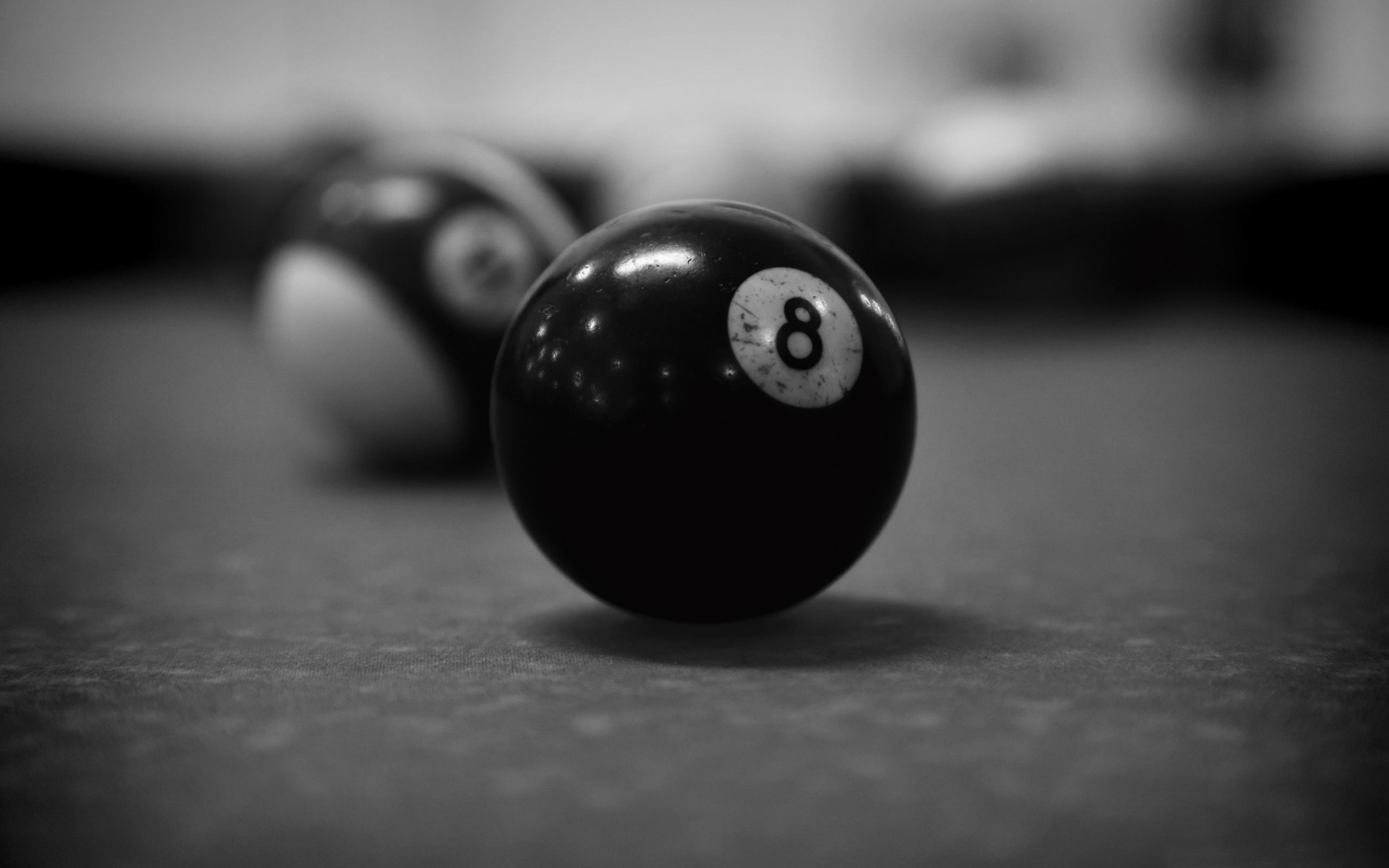 leisure activity, desktop, focus on foreground, still life, sphere, eight, leisure games, pool cue, black, relaxation, table, pool table, no people, pool - cue sport, HD Wallpaper