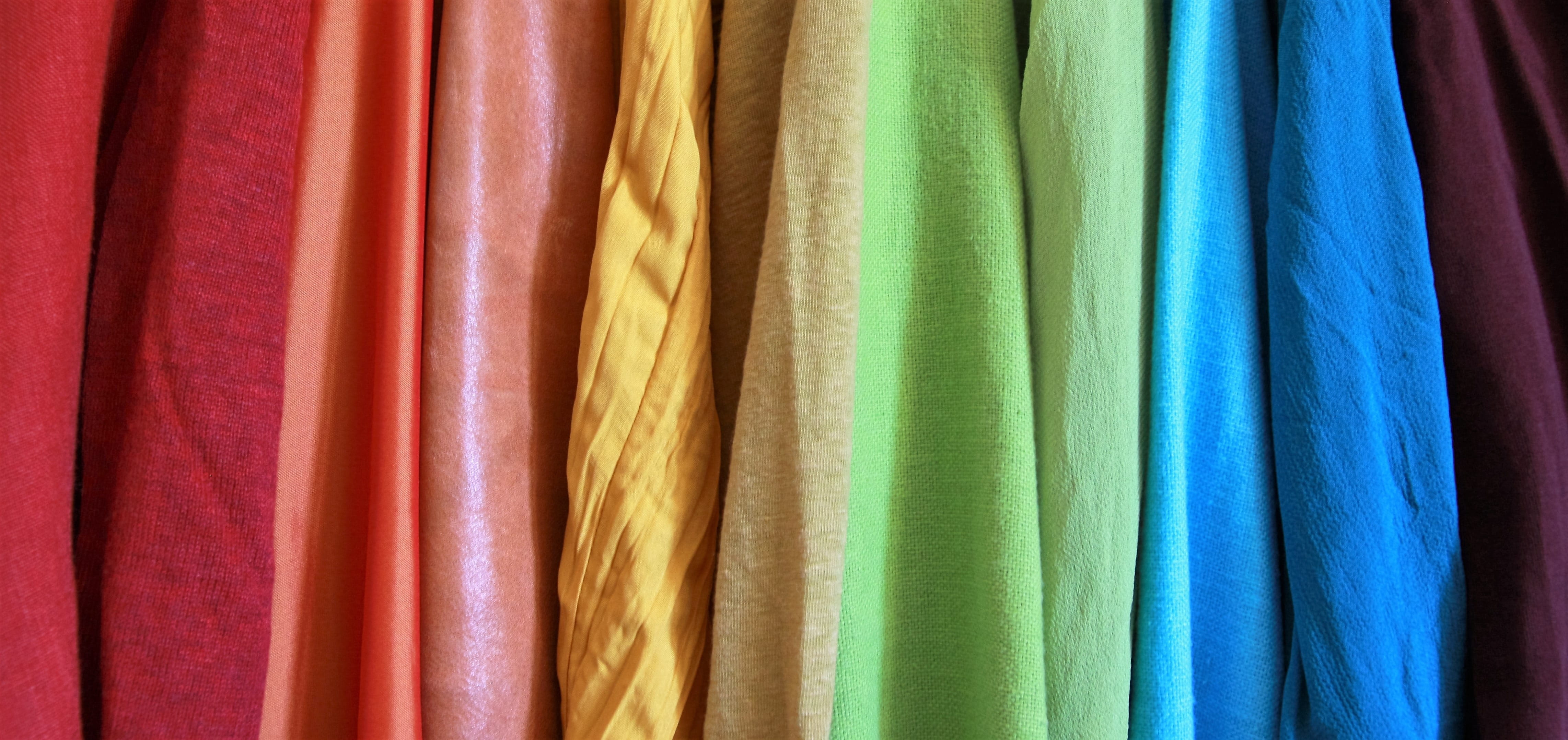 splash, red, colorful, blue, side by side, retail display, garment, pride, full frame, for sale, retail, textile industry, equality, yellow, colourful, HD Wallpaper