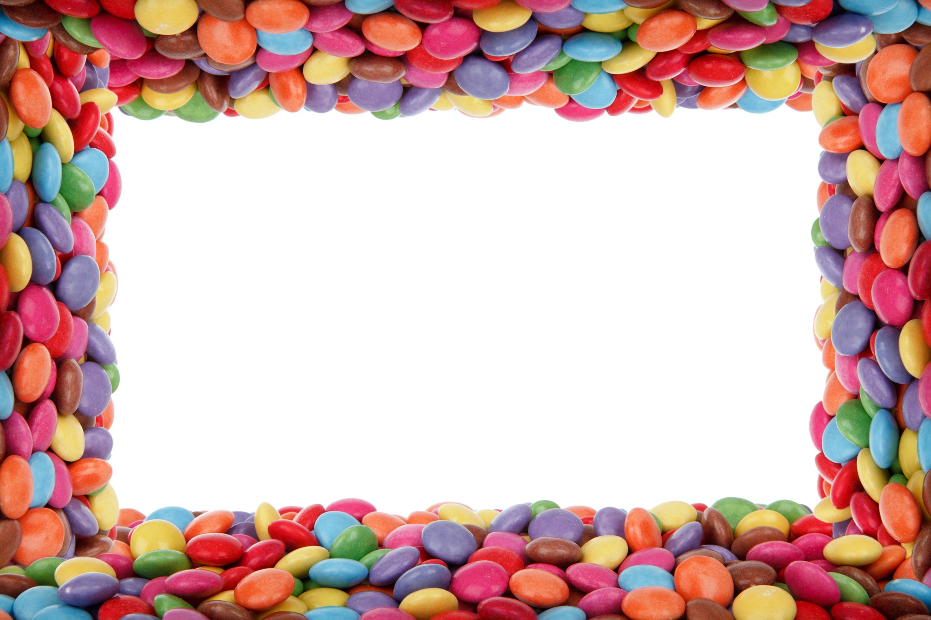 multi Colored, chocolate, treat, smarties, 1080P, indoors, taste, background, easter egg, no people, kid, pattern, chocolate buttons, celebration, frame, HD Wallpaper