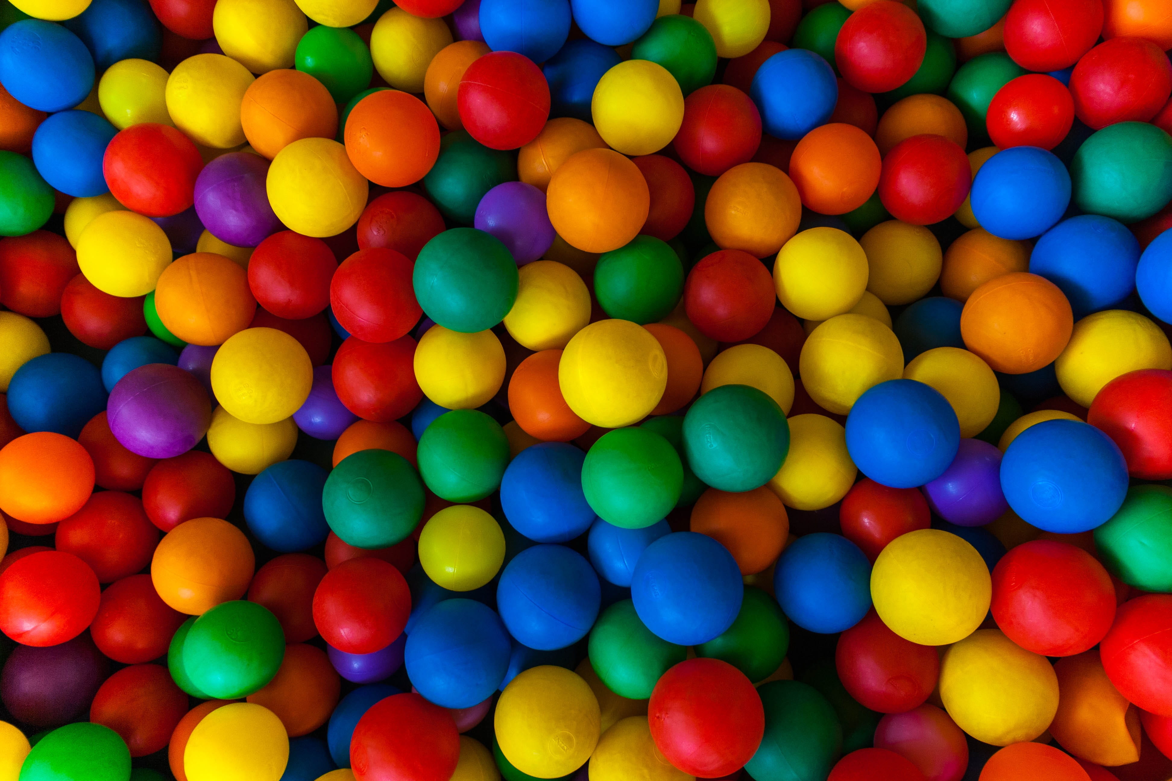 backgrounds, sphere, full frame, objects, sweet food, background, ball, pattern, mix, 4K, large group of objects, high angle view, variation, no people, HD Wallpaper