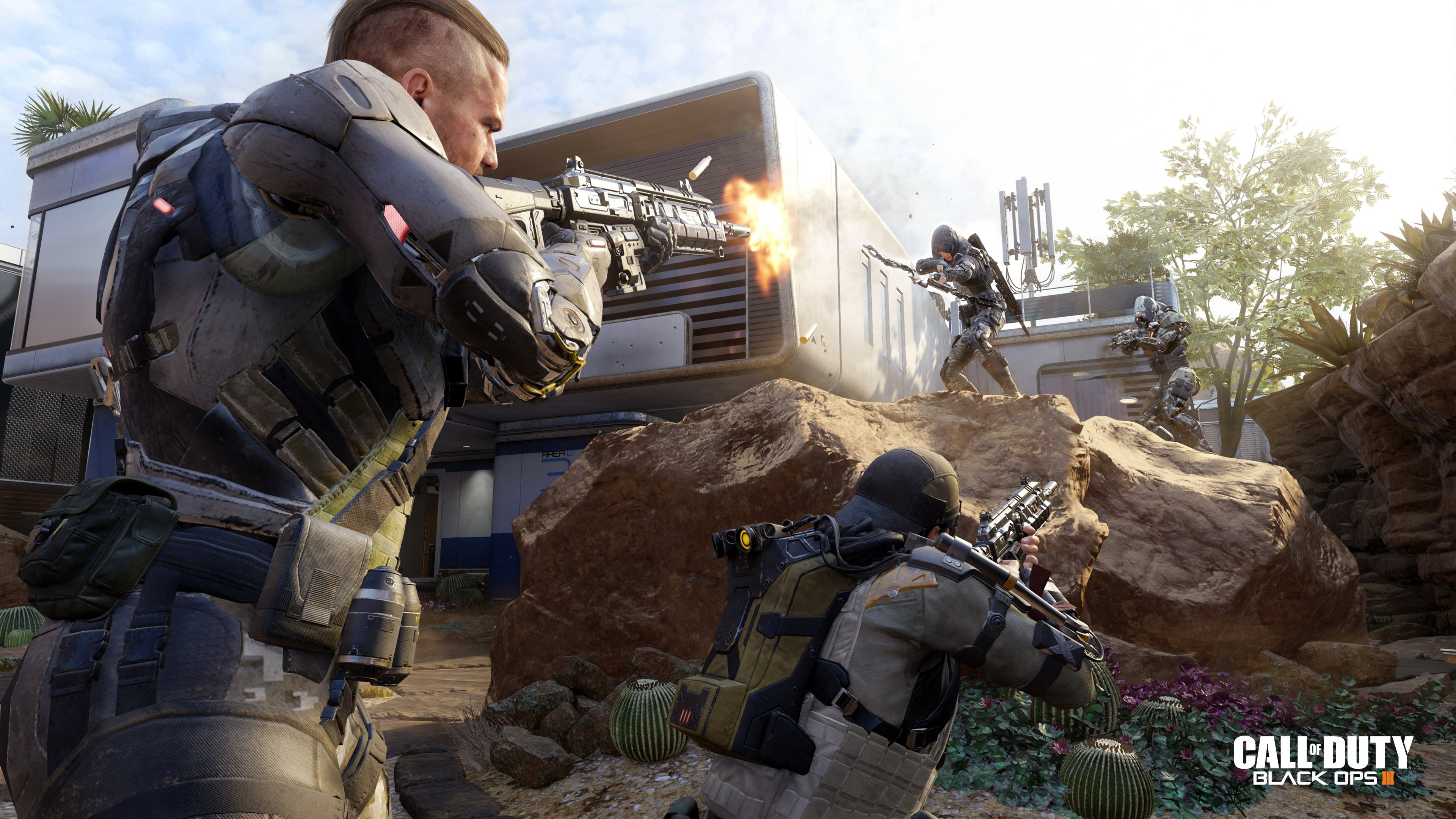 4K, call of duty, war, black ops 3, soldiers, HD Wallpaper