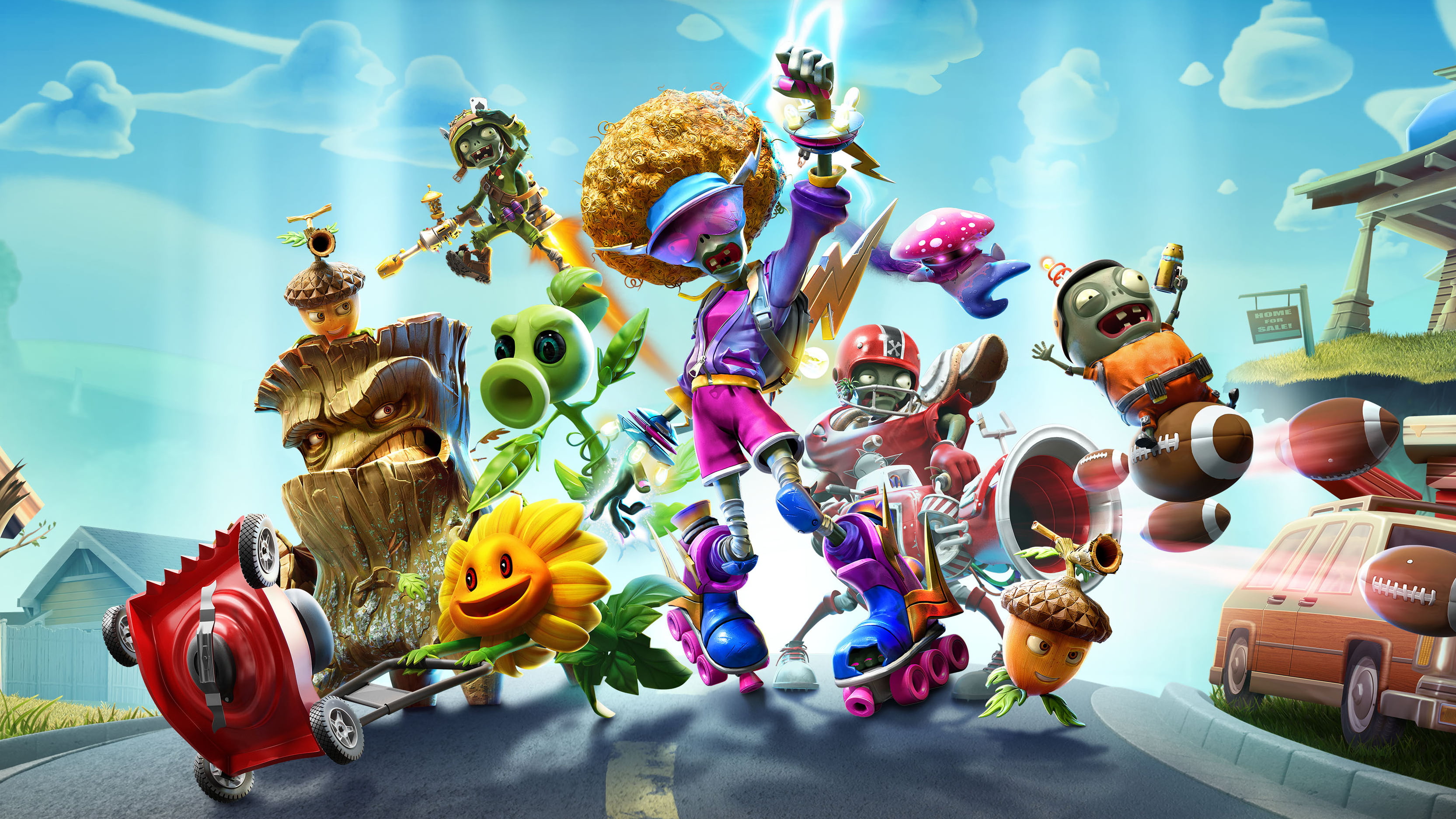 Plants Vs. Zombies, Video Game, 2K, HD Wallpaper
