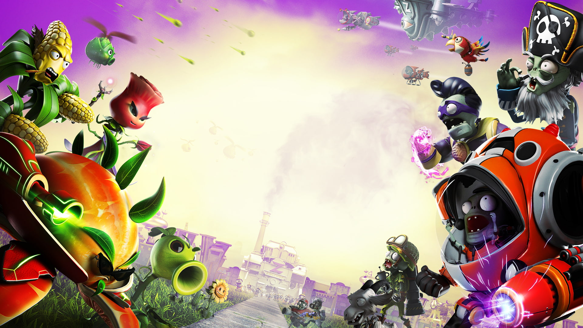 1080P, 2016, Garden Warfare 2, Plants vs. Zombies, HD Wallpaper