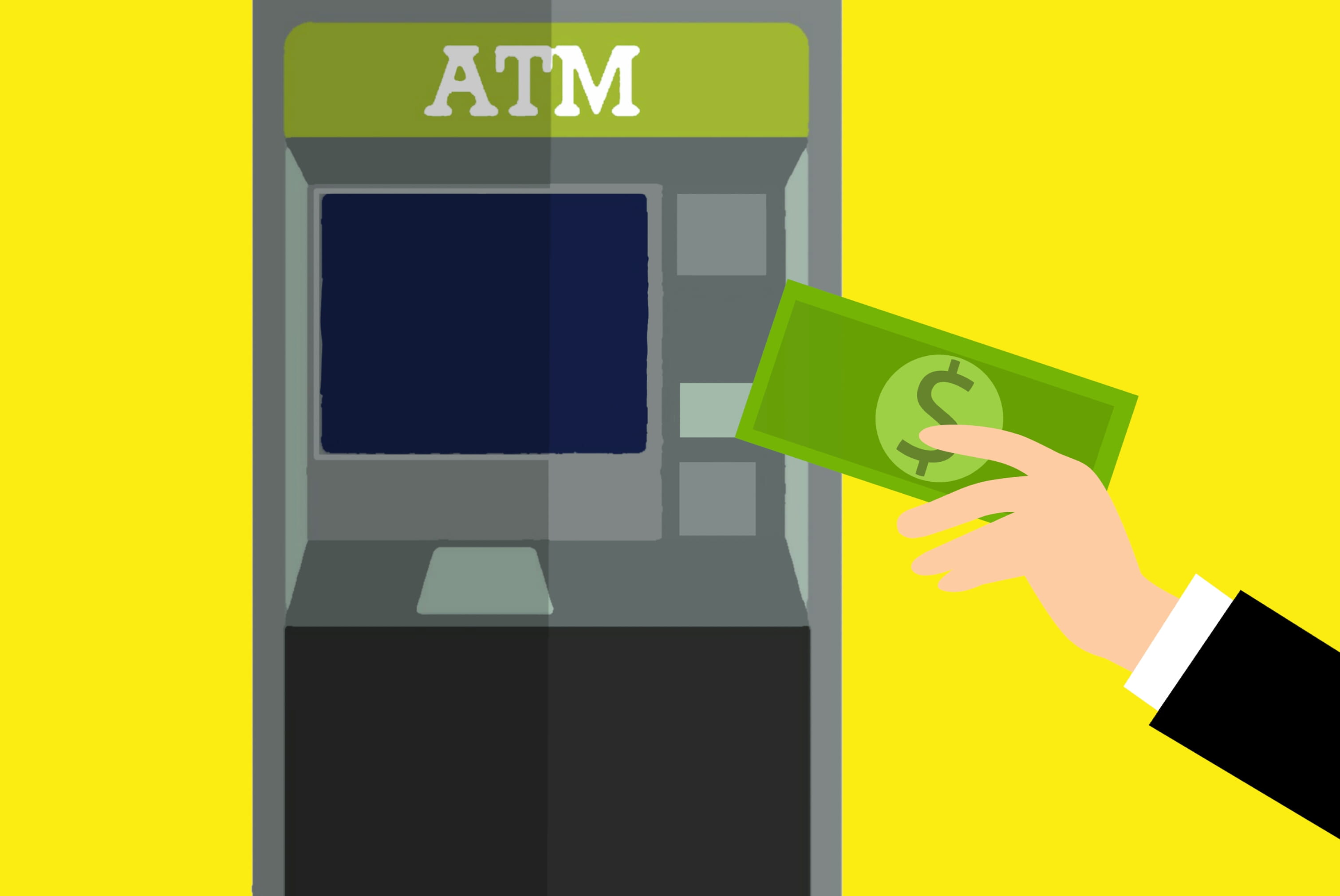 credit card, green color, atm isolated, 2K, using, sign, screen, money, bank teller, adult, touch, atm, machine, atm card, connection, gadget, illustration, HD Wallpaper