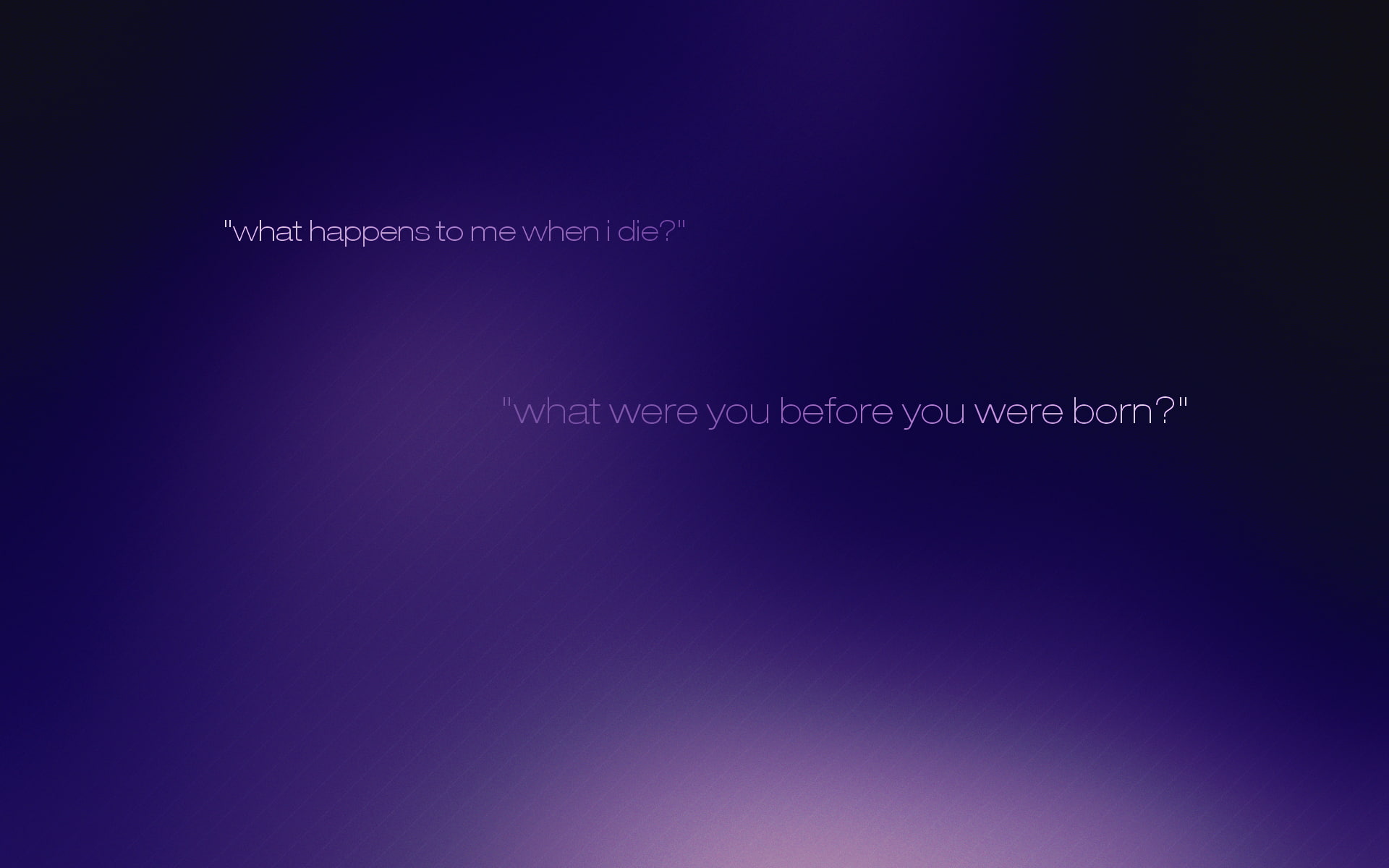 1080P, death, purple, atheist, born, die, HD Wallpaper